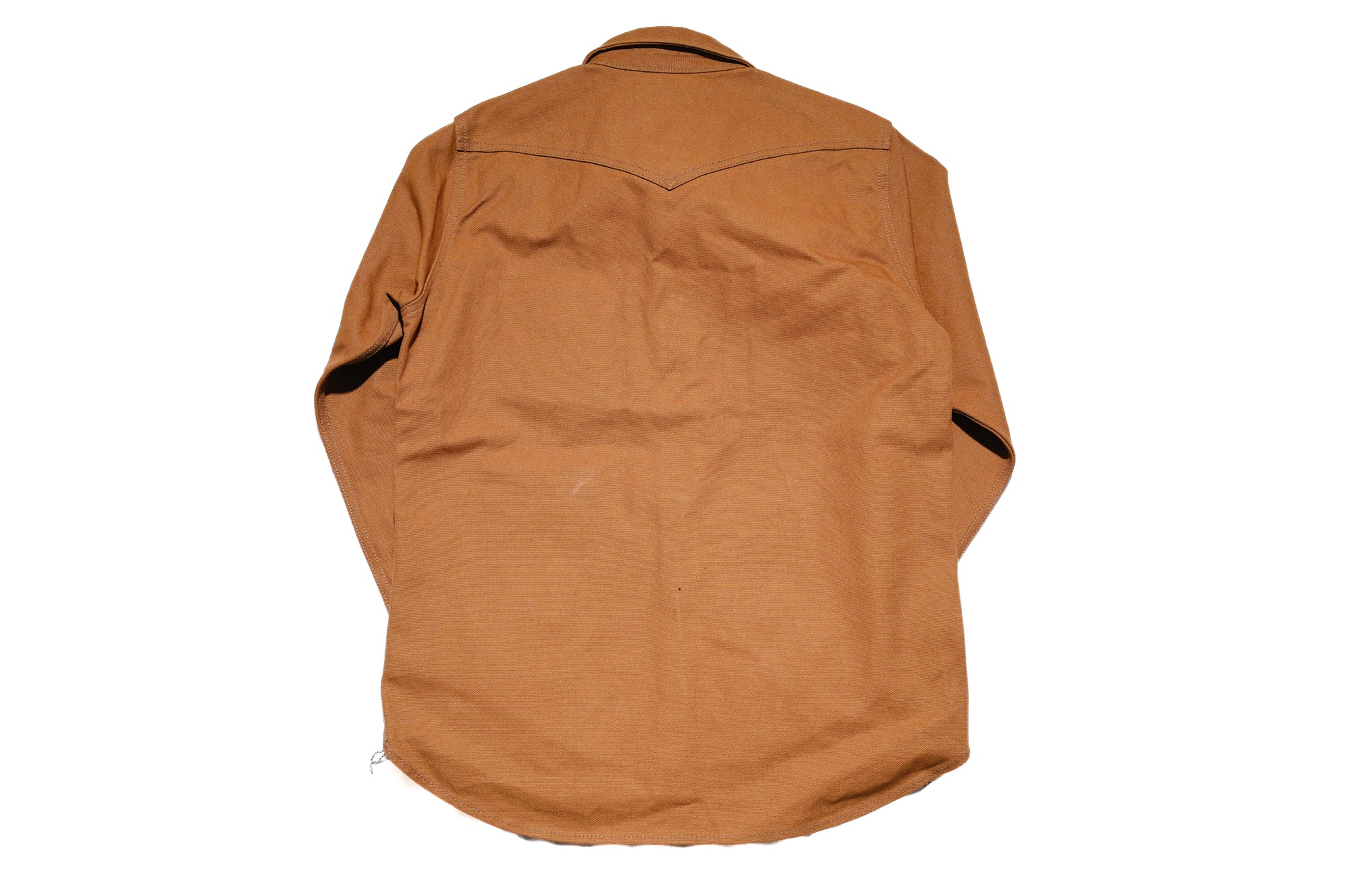 Iron Heart 17oz Duck Canvas CPO Jacketed Shirt (Brown)