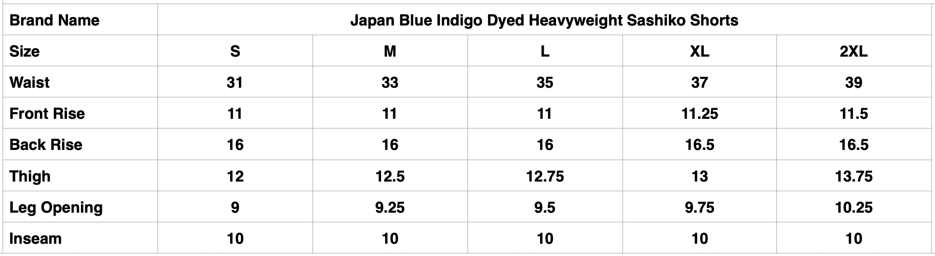 Japan Blue Indigo Dyed Heavyweight "Diamond" Sashiko Shorts
