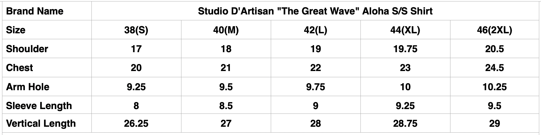 Studio D'Artisan "The Great Wave" Aloha S/S Shirt (Ivory)