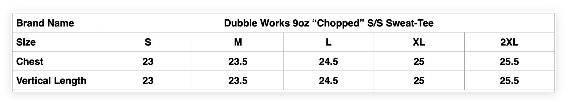 Dubble Works 9oz “Chopped” S/S Sweat-Tee (Natural Indigo)