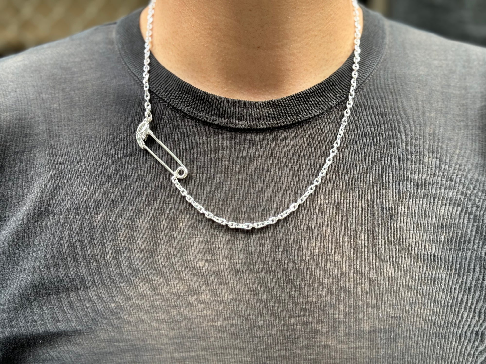 Legend Silver Necklace With Size Small