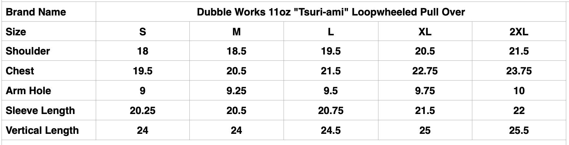 Dubble Works 11oz "Tsuri-ami" Loopwheeled Pull Over (Green)