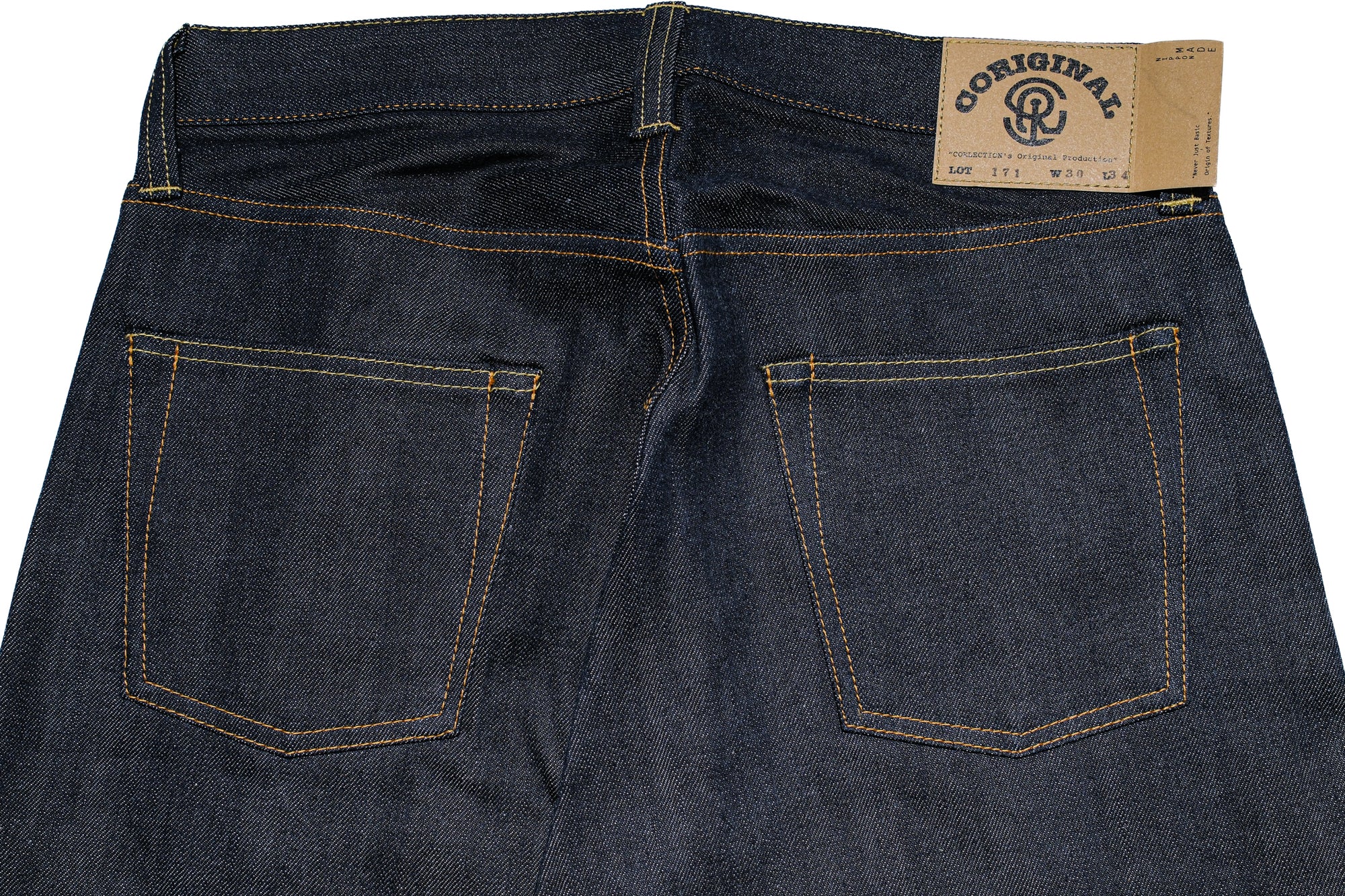 CORIGINAL 12.5oz Indigo Dyed "Ivy Origin" LOT.171 Denim (Straight Tapered Fit)