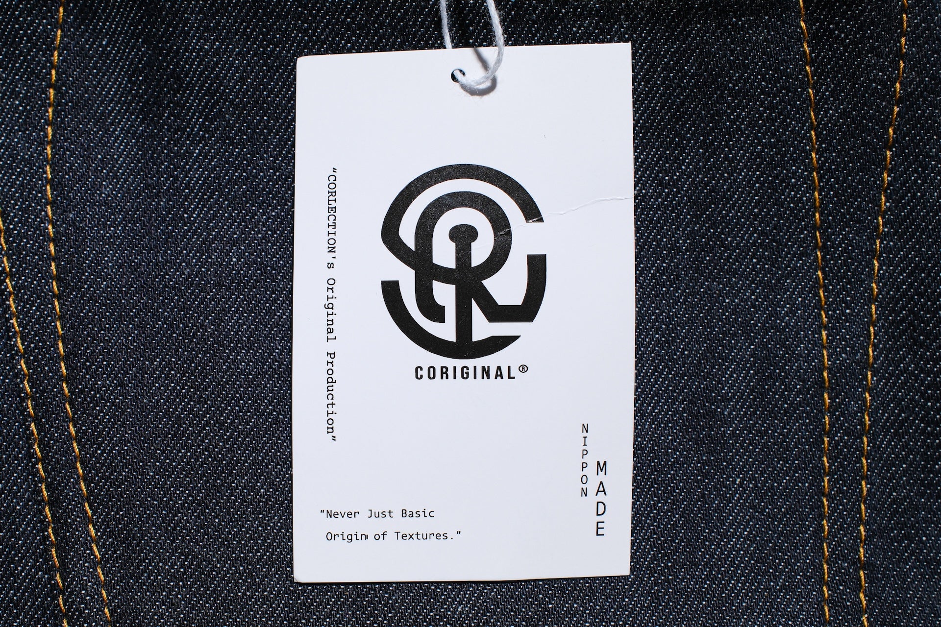 CORIGINAL 12.5oz Indigo Dyed "The Uprising" LOT.168 Denim (Modern Straight Fit)