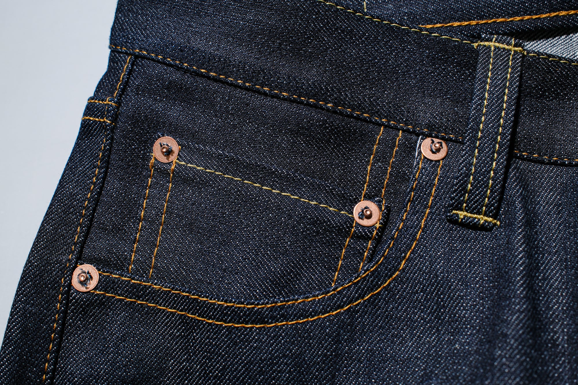 CORIGINAL 12.5oz Indigo Dyed "Ivy Origin" LOT.171 Denim (Straight Tapered Fit)