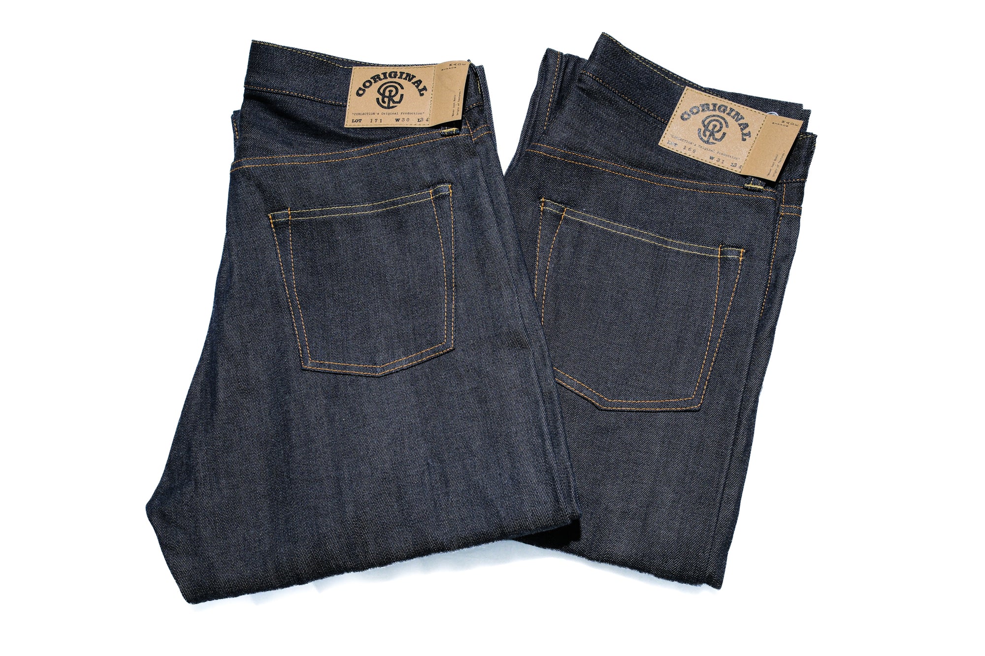 CORIGINAL 12.5oz Indigo Dyed "Ivy Origin" LOT.171 Denim (Straight Tapered Fit)