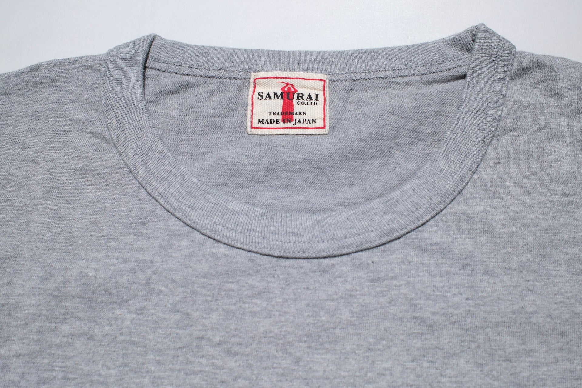 Samurai 6oz Super Slow Loopwheeled Tee (Grey)