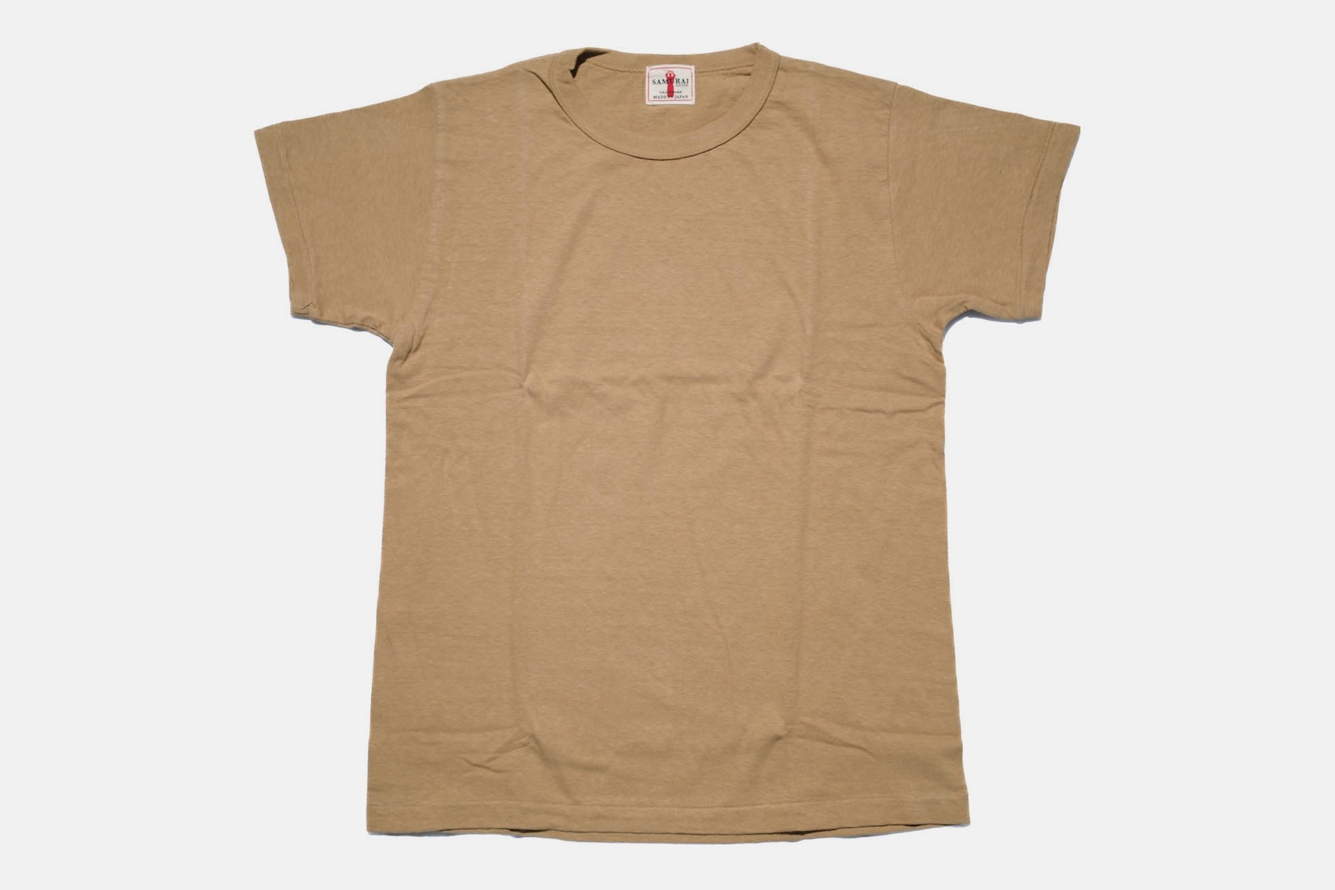 Samurai 6oz Super Slow Loopwheeled Tee (Beige)