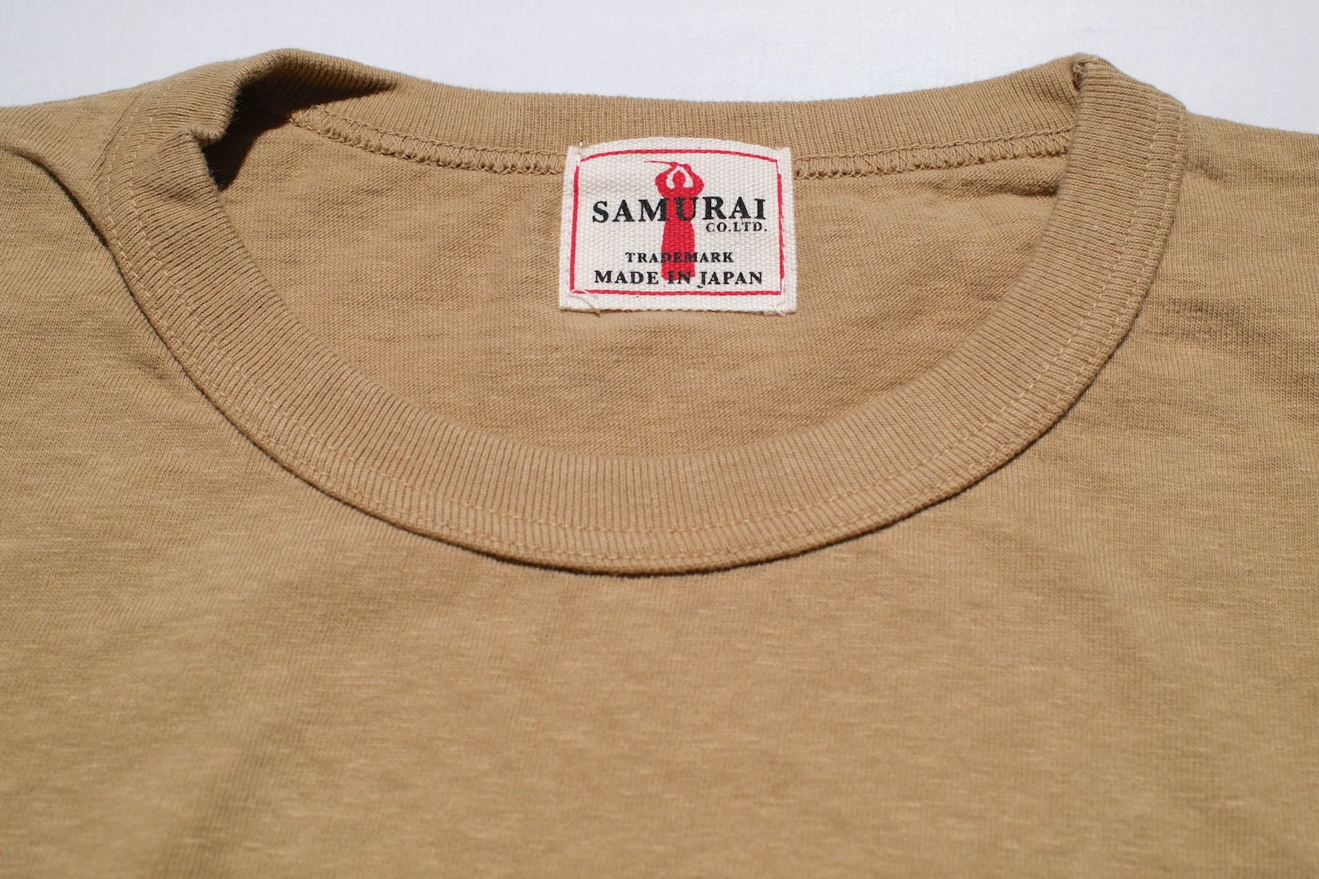 Samurai 6oz Super Slow Loopwheeled Tee (Beige)