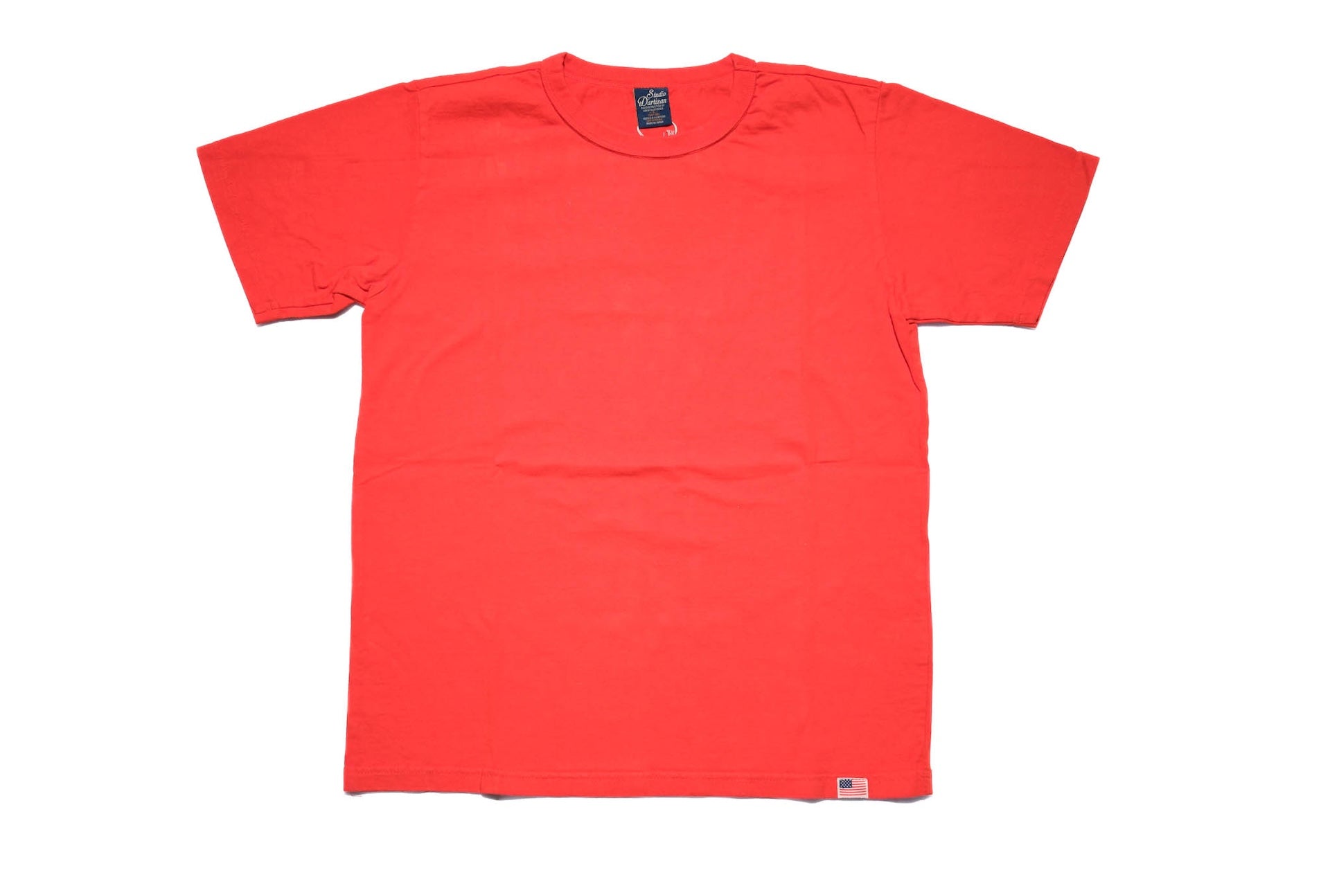 Studio D'Artisan 7oz 'USA Cotton' Loopwheeled Tee (Orange)