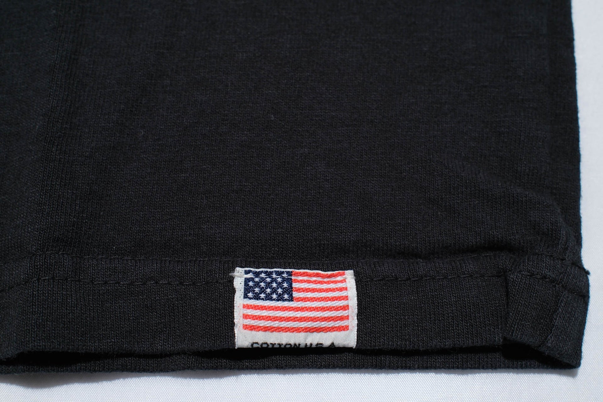 Studio D'Artisan 7oz 'USA Cotton' Loopwheeled Tee (Black)