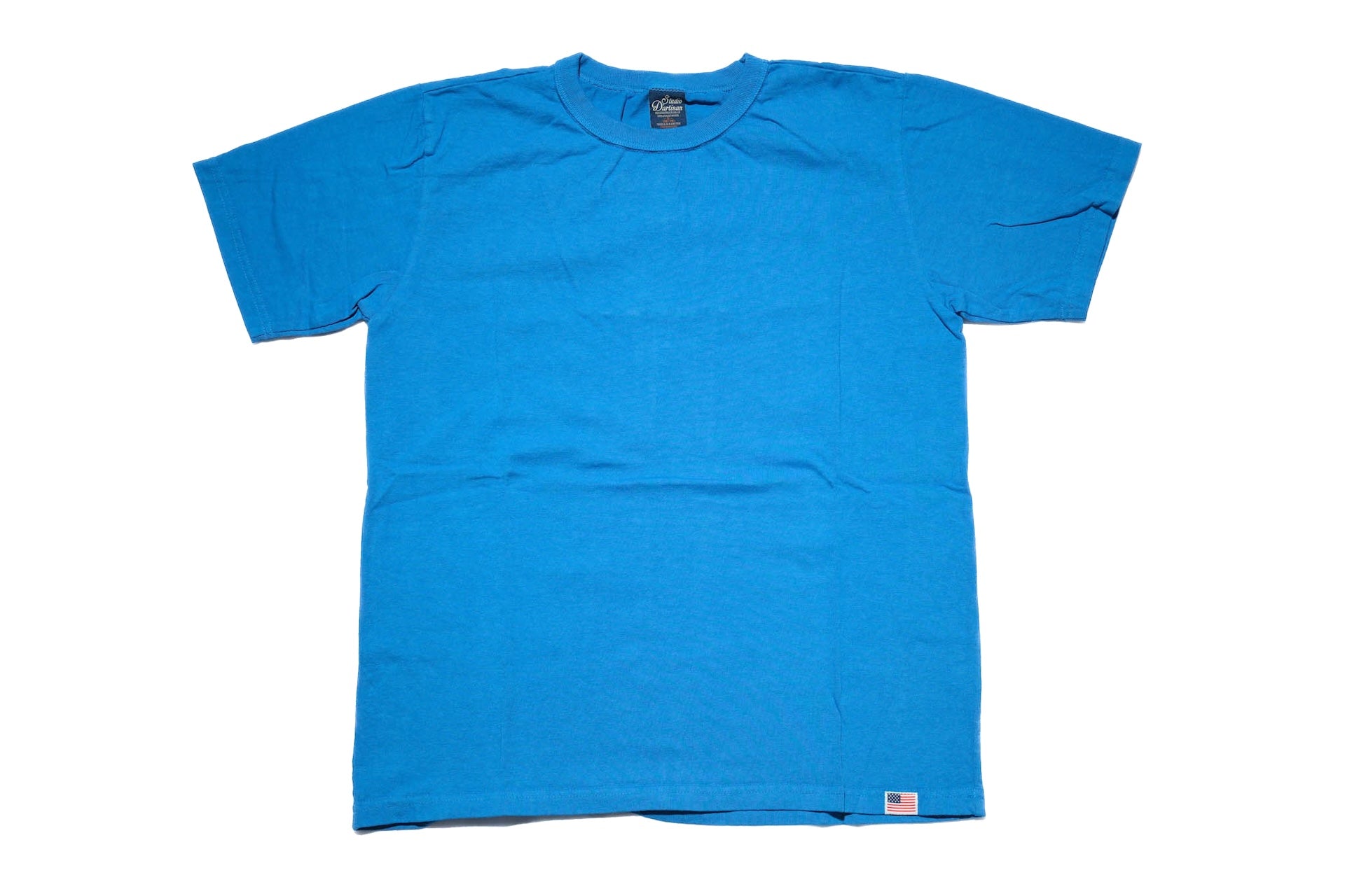 Studio D'Artisan 7oz 'USA Cotton' Loopwheeled Tee (Blue)