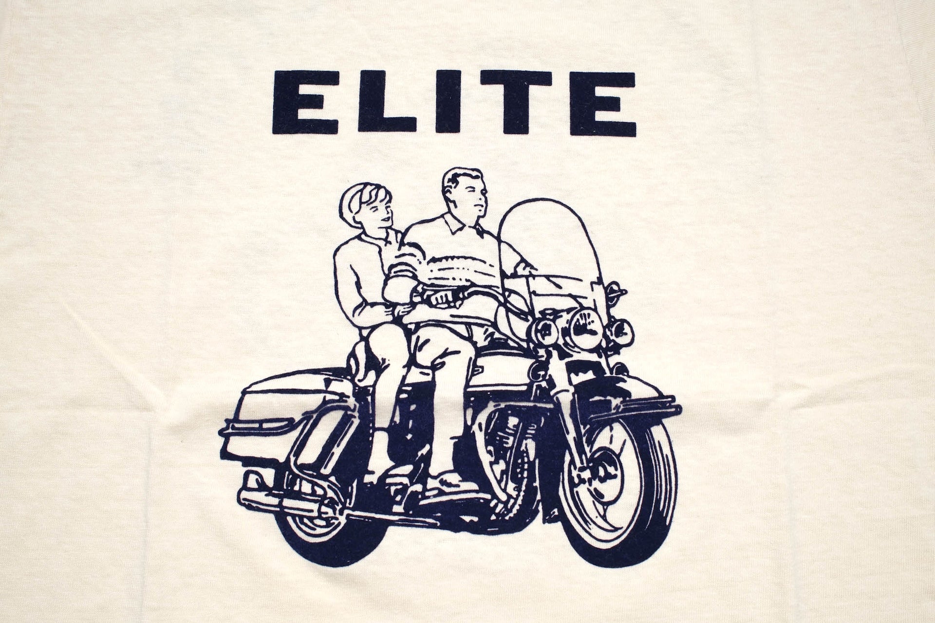 Freewheelers "Elite" Loopwheeled Tee (Straw Cream)