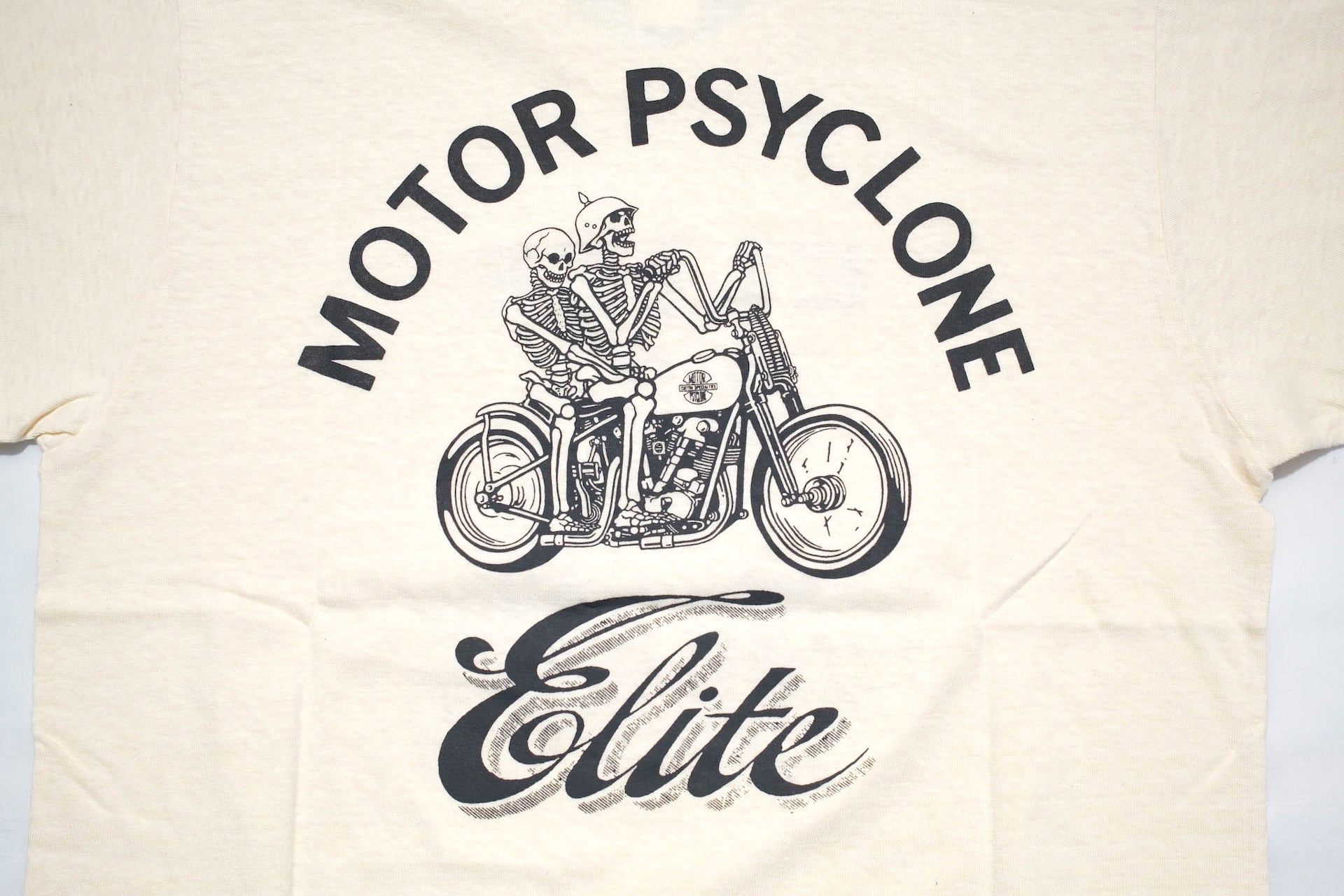 Freewheelers "Elite" Loopwheeled Tee (Straw Cream)