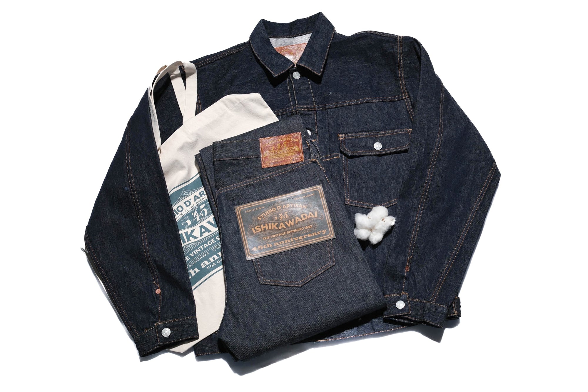 Studio D'Artisan 13oz "Ishikawadai" Indigo Type 2 Denim Jacket