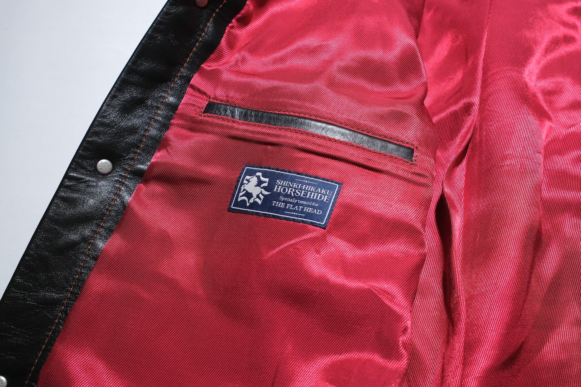The Flat Head 'Ultimate' Horsehide Type 2 Jacket (Black Teacore)