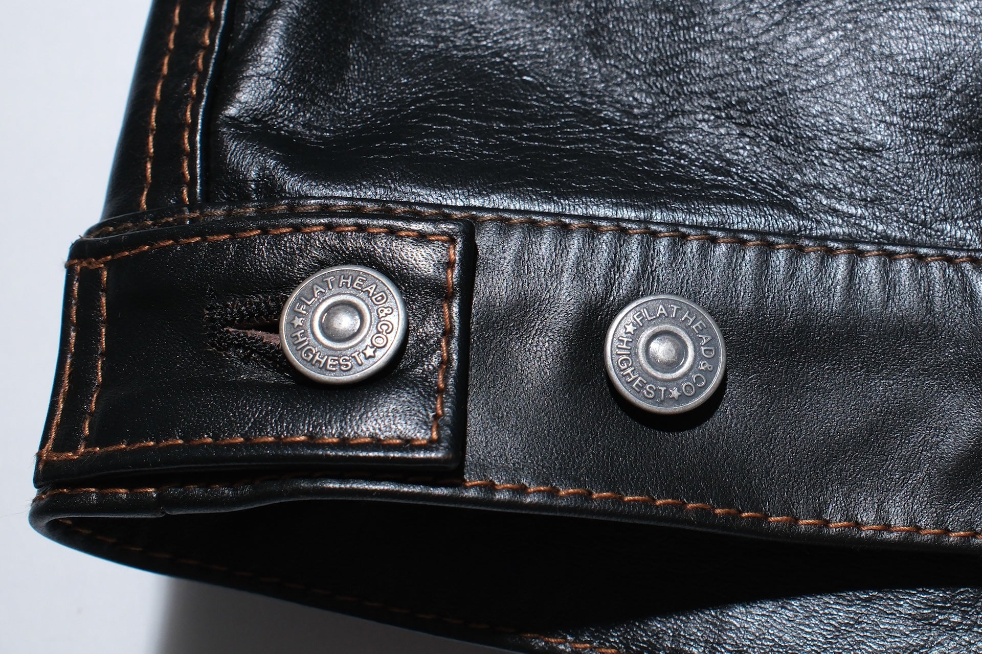 The Flat Head 'Ultimate' Horsehide Type 2 Jacket (Black Teacore)
