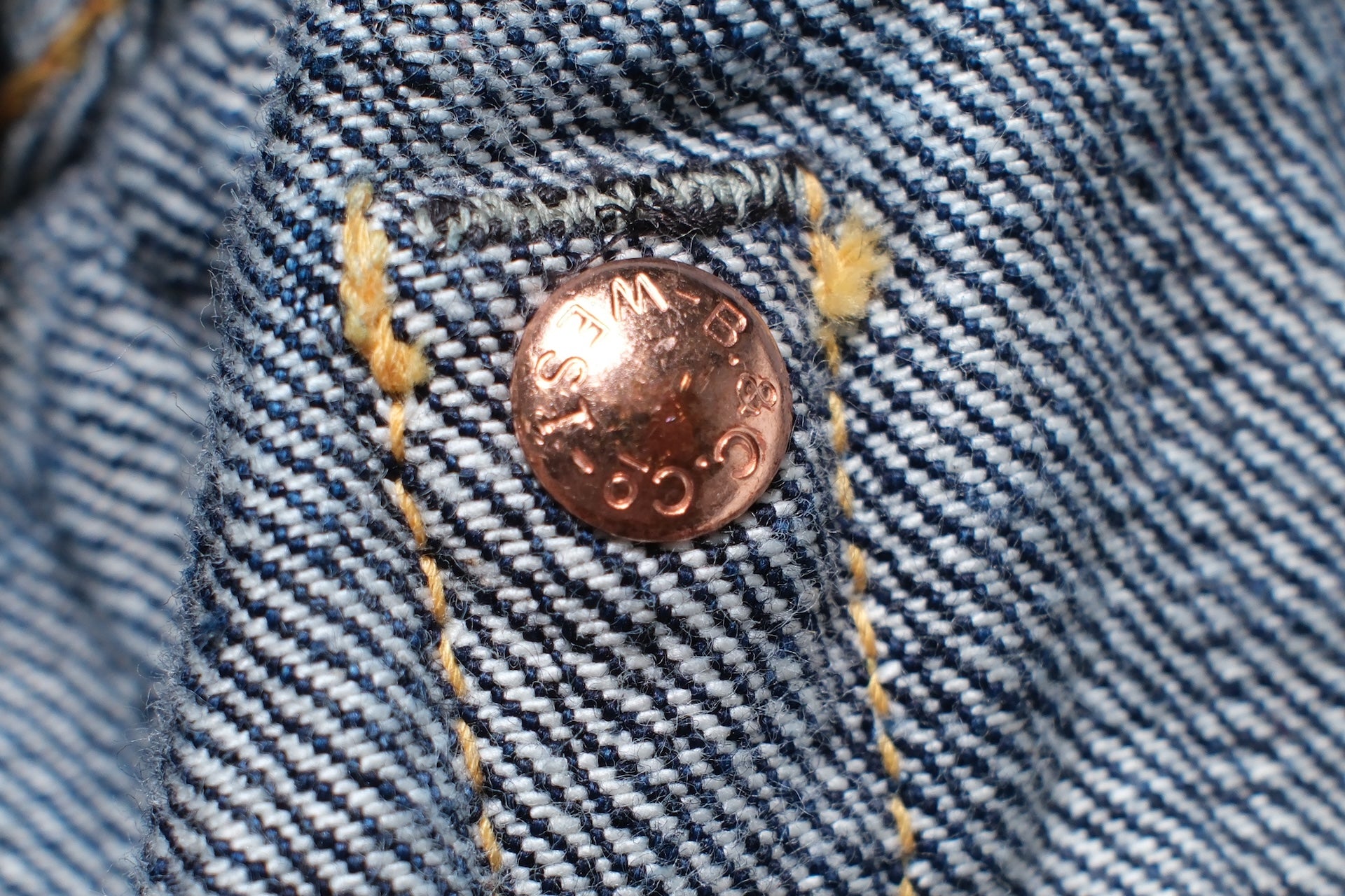 Freewheelers 14oz "Vanishing West" 601XX 1947 Denim (Regular Straight fit)