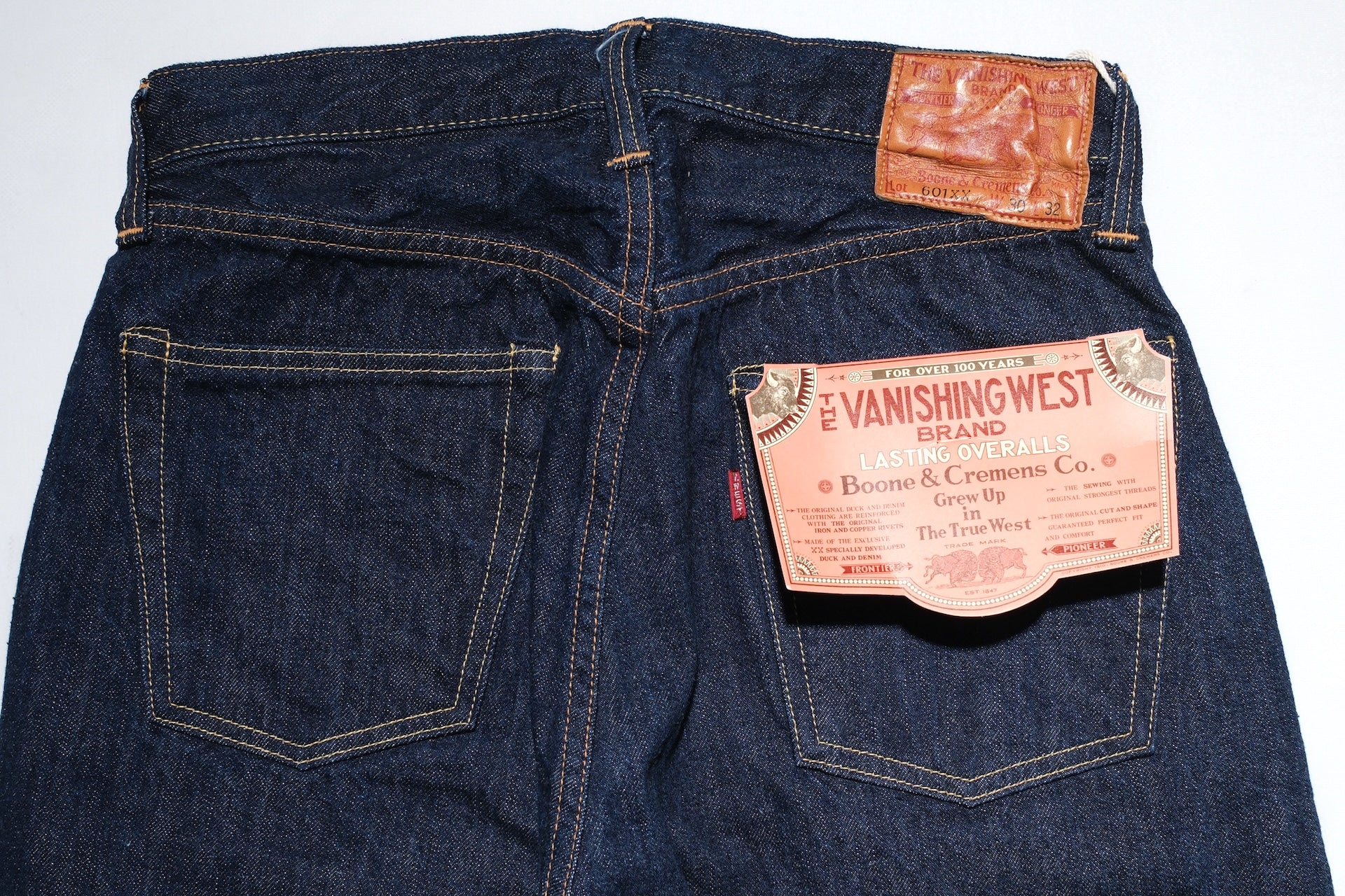 Freewheelers 14oz "Vanishing West" 601XX 1947 Denim (Regular Straight fit)