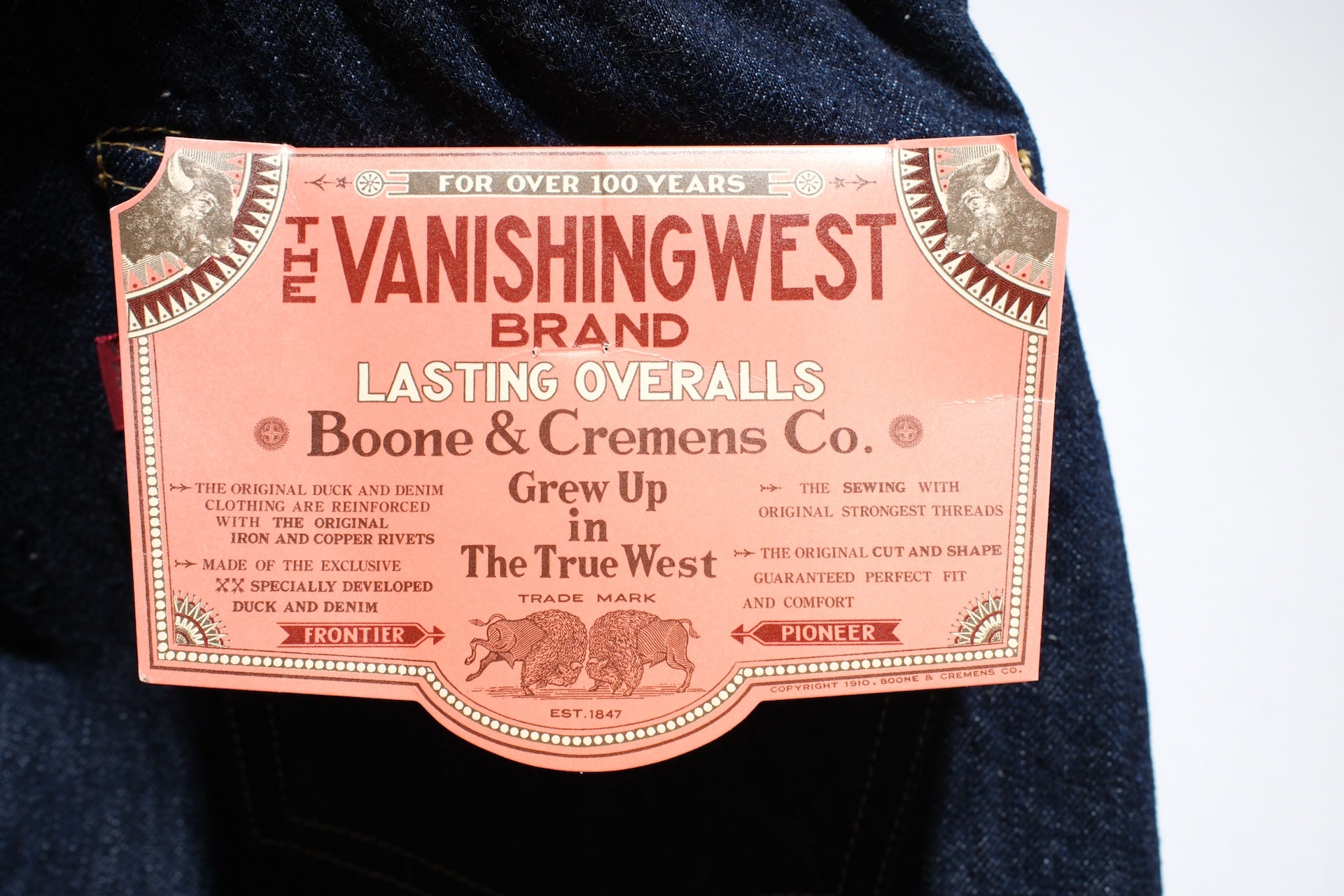 Freewheelers 14oz "Vanishing West" 601XX 1947 Denim (Regular Straight fit)