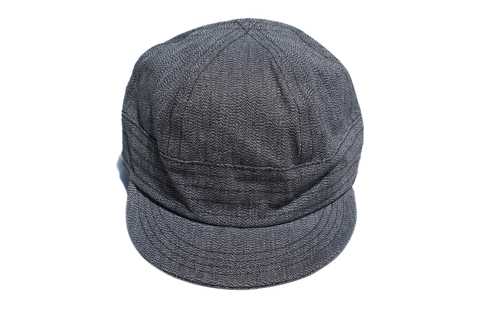 Freewheelers "Guthrie" 8oz Selvage Chambray Cap (Black Pepper)