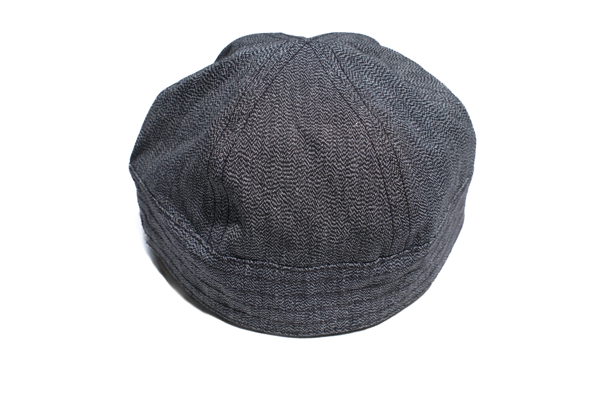 Freewheelers "Guthrie" 8oz Selvage Chambray Cap (Black Pepper)