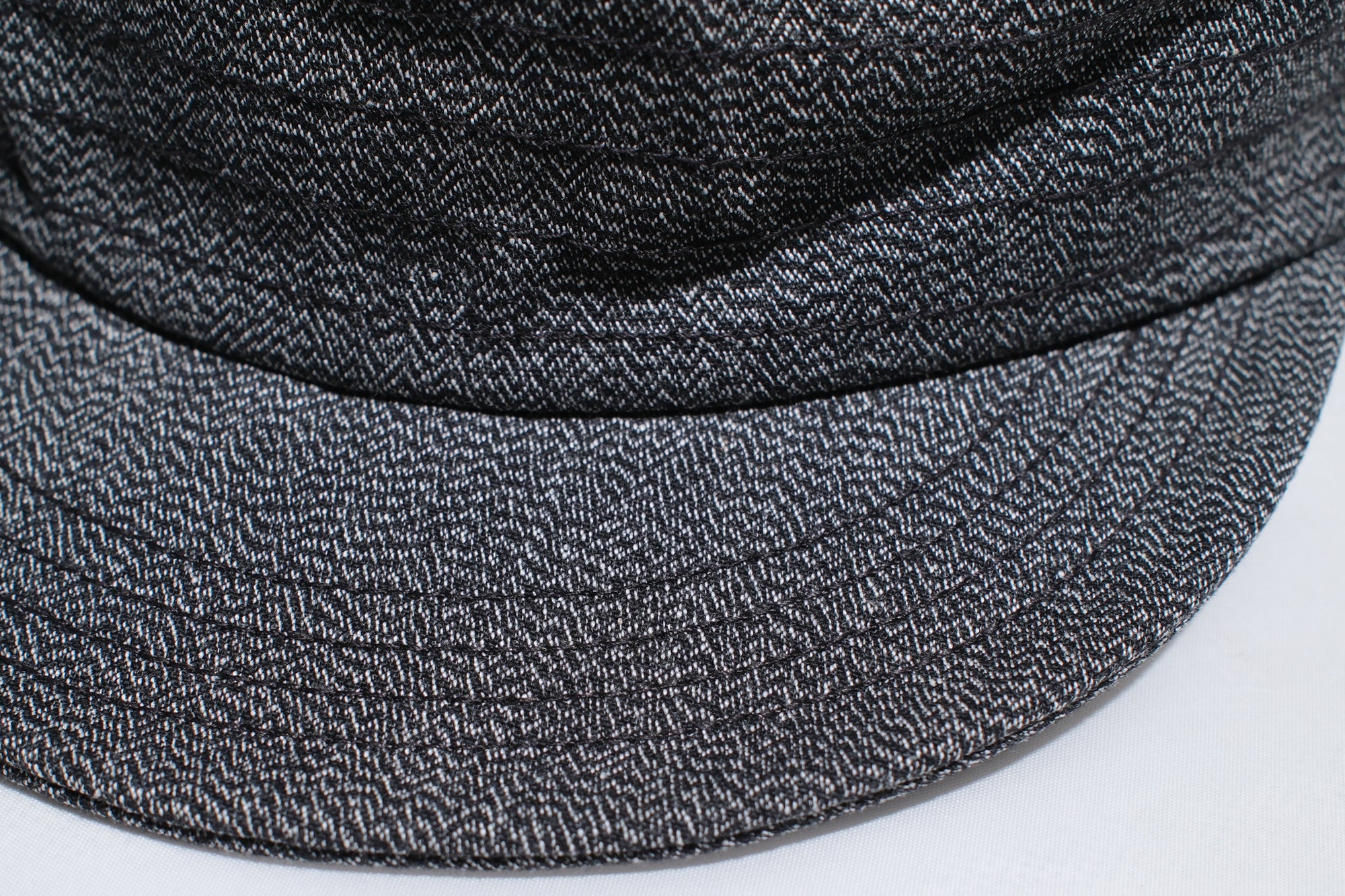 Freewheelers "Guthrie" 8oz Selvage Chambray Cap (Black Pepper)