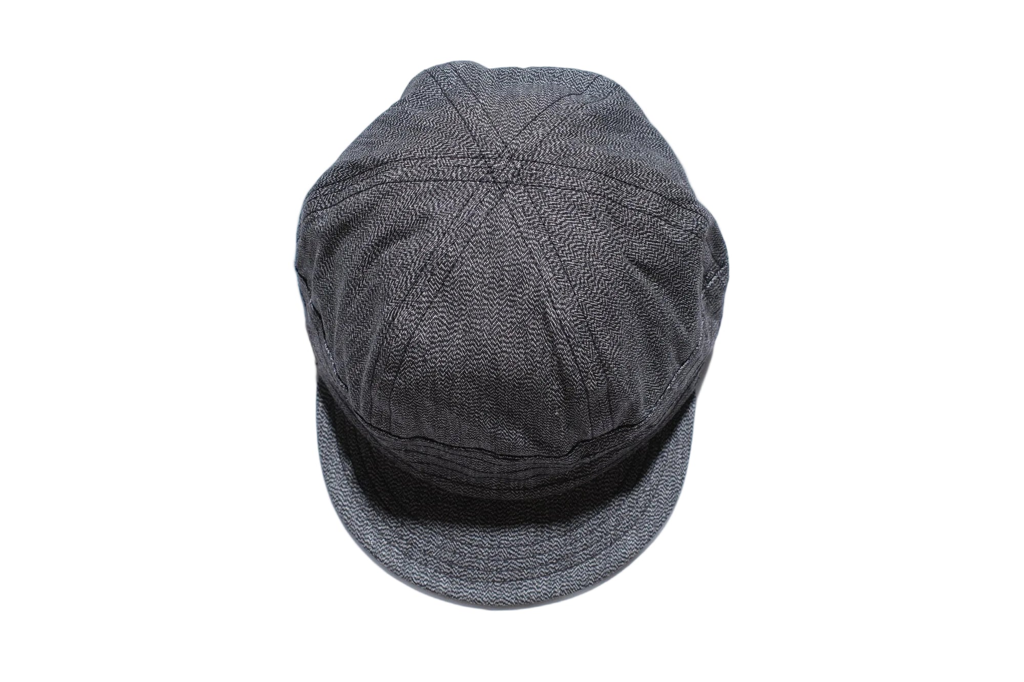 Freewheelers "Guthrie" 8oz Selvage Chambray Cap (Black Pepper)