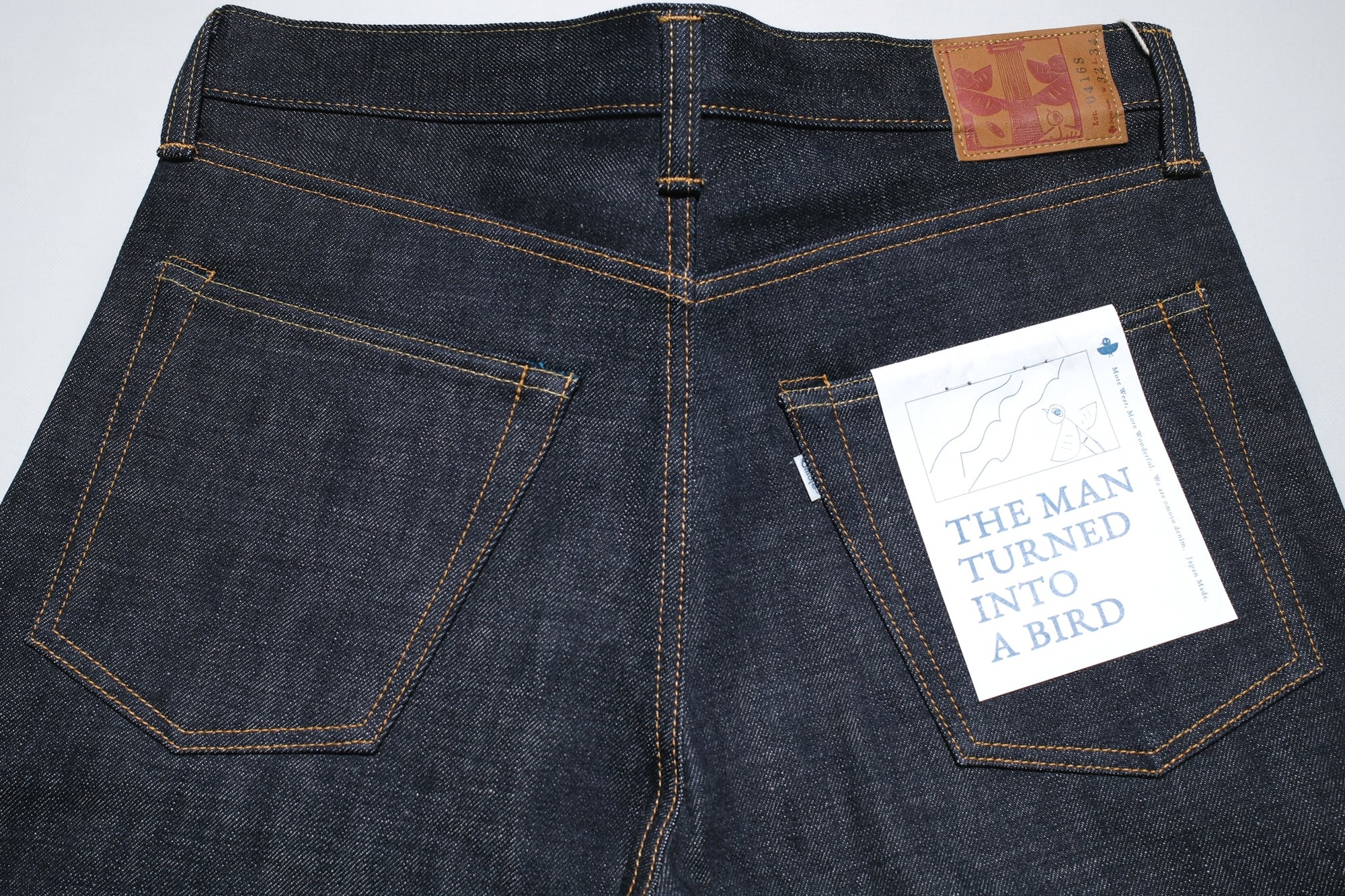 Omoto Denim 15.5oz Indigo Dyed "O-CLASSICO" 0416 Denim (Relaxed Tapered fit)