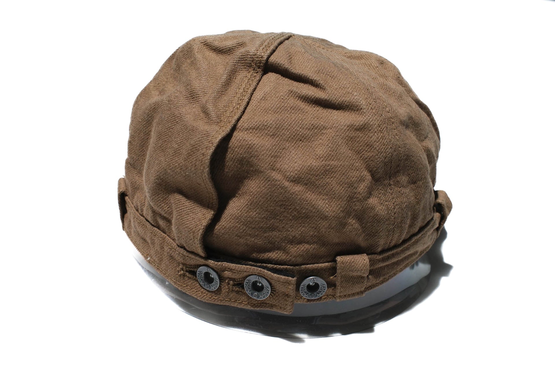 Samurai 15oz Selvage Duck Canvas Work Cap (Khaki)