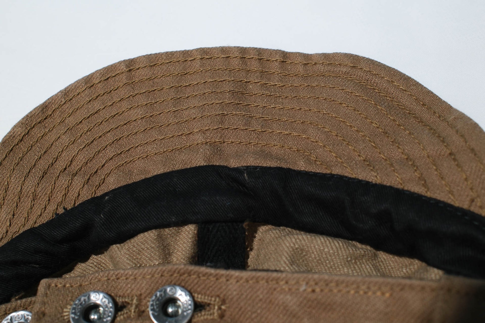 Samurai 15oz Selvage Duck Canvas Work Cap (Khaki)