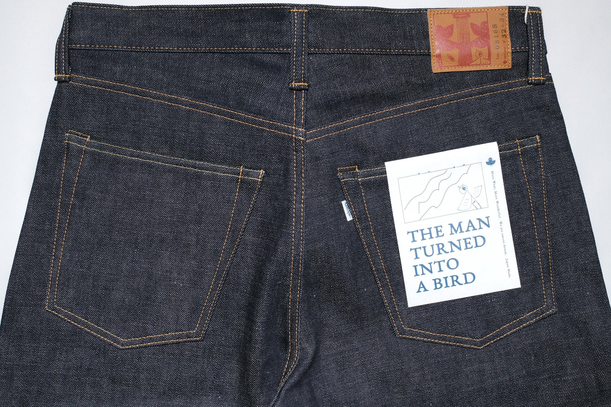 Omoto Denim 15.5oz Indigo Dyed "O-CLASSICO" 0816 Denim (Loose fit)