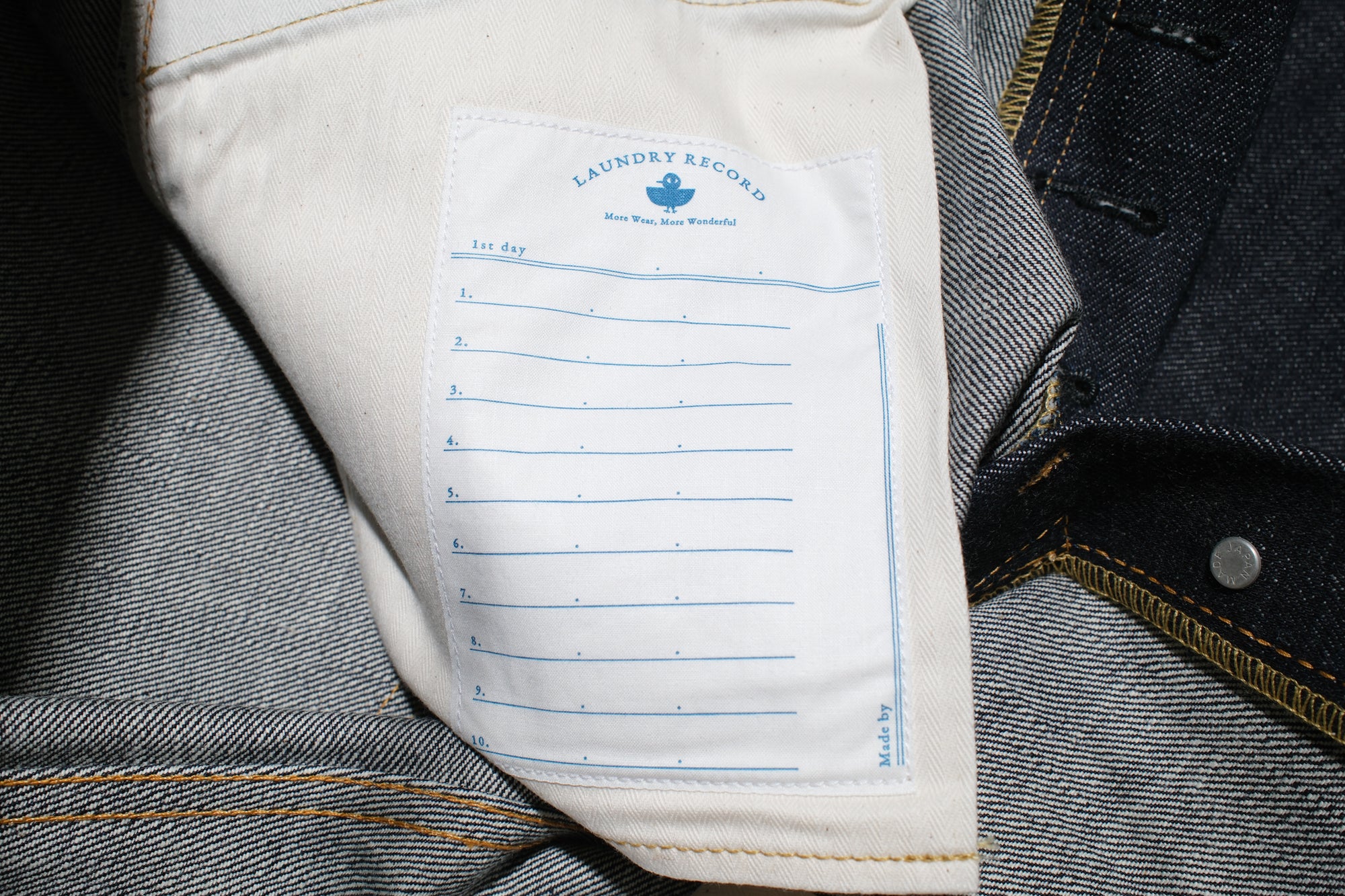 Omoto Denim 15.5oz Indigo Dyed "O-CLASSICO" 0616 Denim (Modern Straight fit)