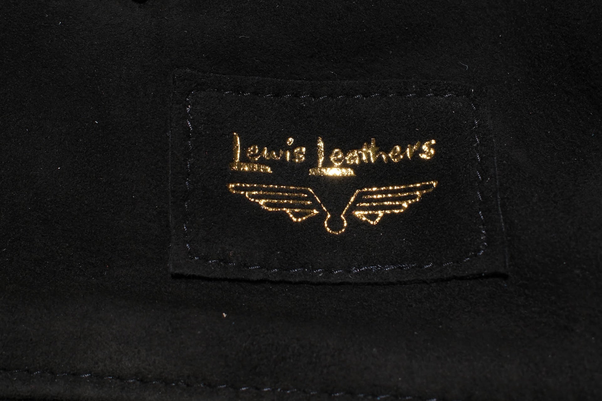 Lewis Leathers 988 Sheepskin Suede Western Jacket (Black)