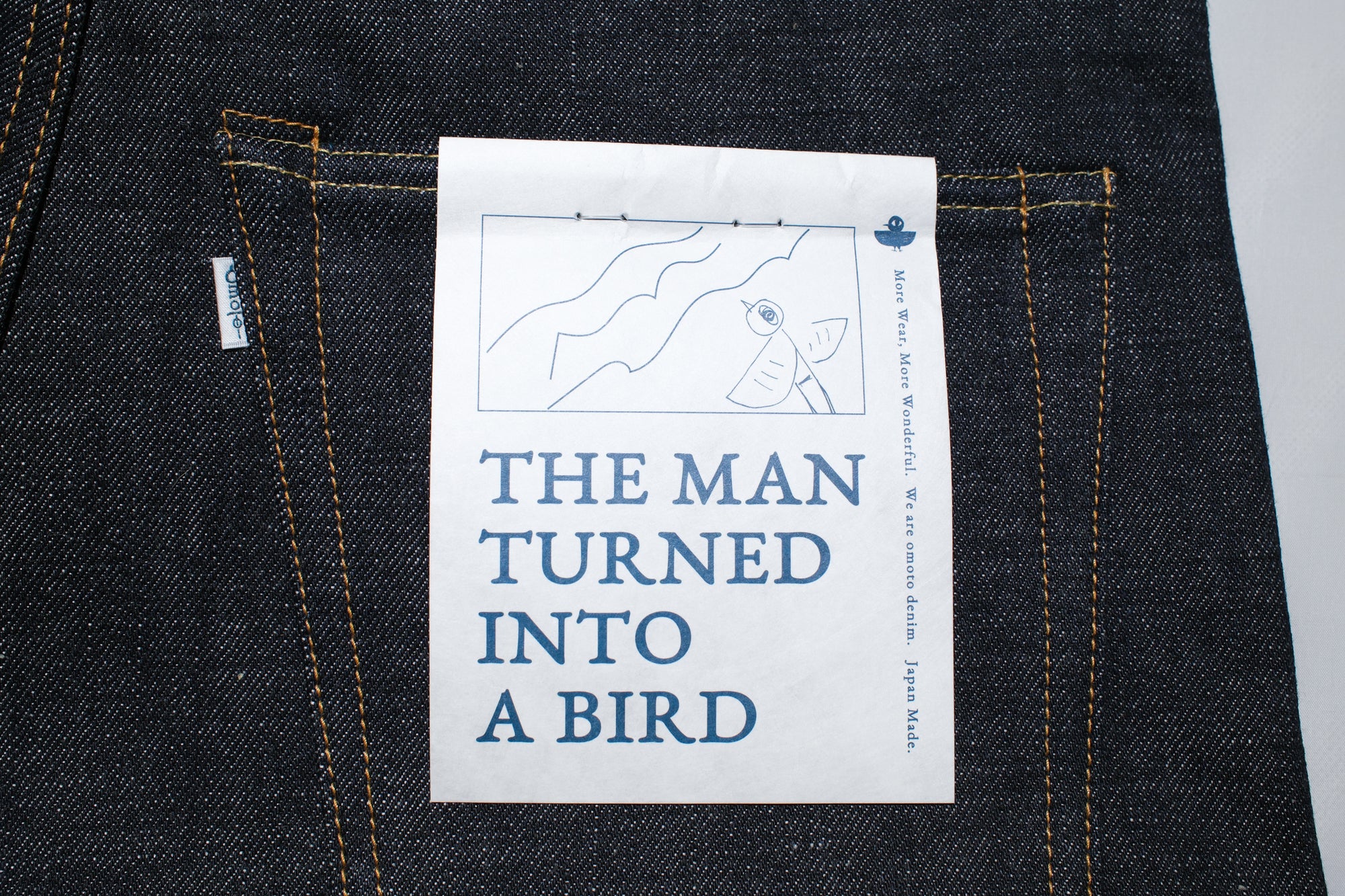 Omoto Denim 15.5oz Indigo Dyed "O-CLASSICO" 0616 Denim (Modern Straight fit)