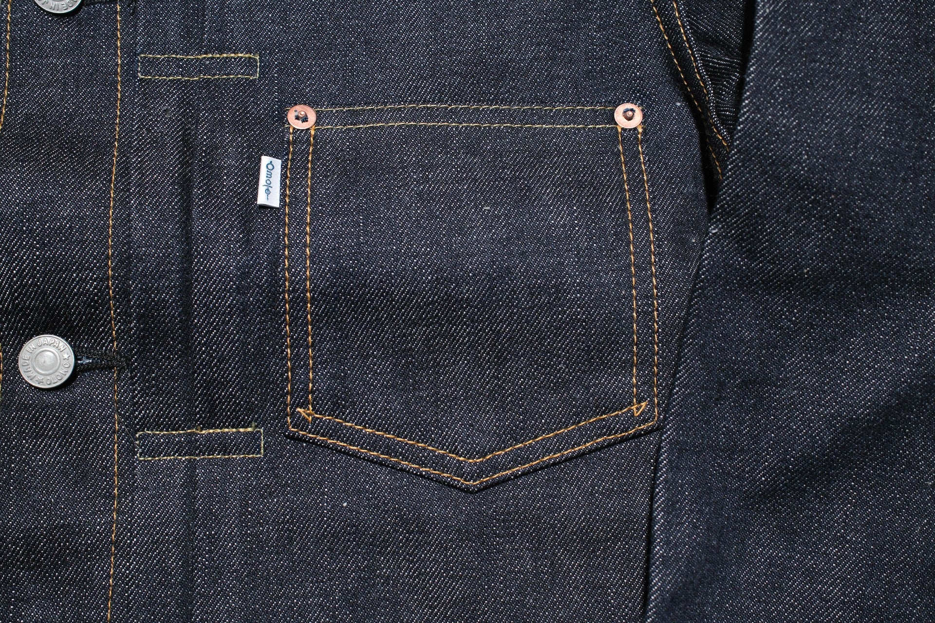 Omoto Denim 15.5oz Indigo Dyed "O-CLASSICO" War-Mode Type 1 Denim Jacket