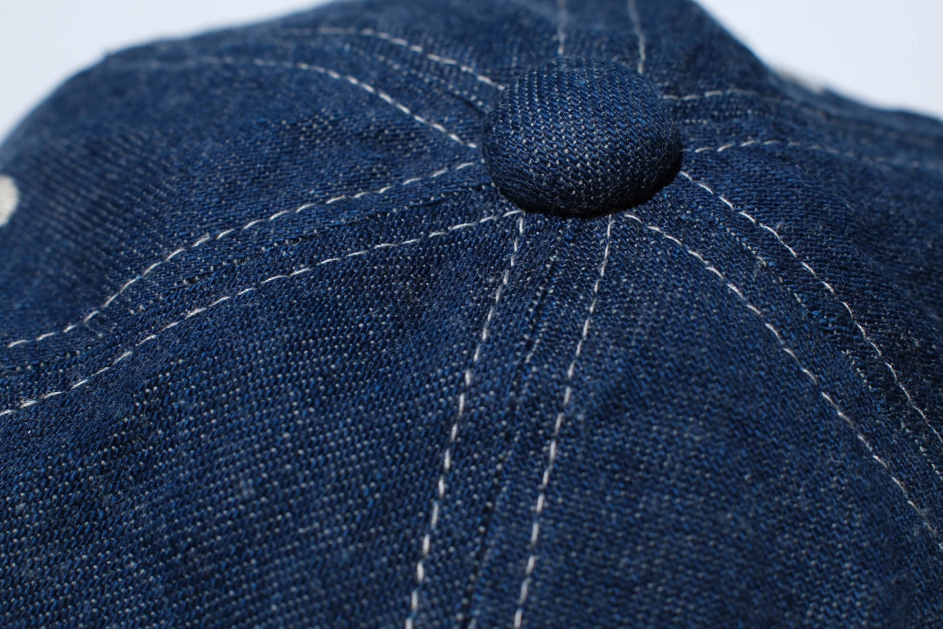 Studio D'Artisan "Great Old Thing" Indigo Dyed Denim Baseball Cap