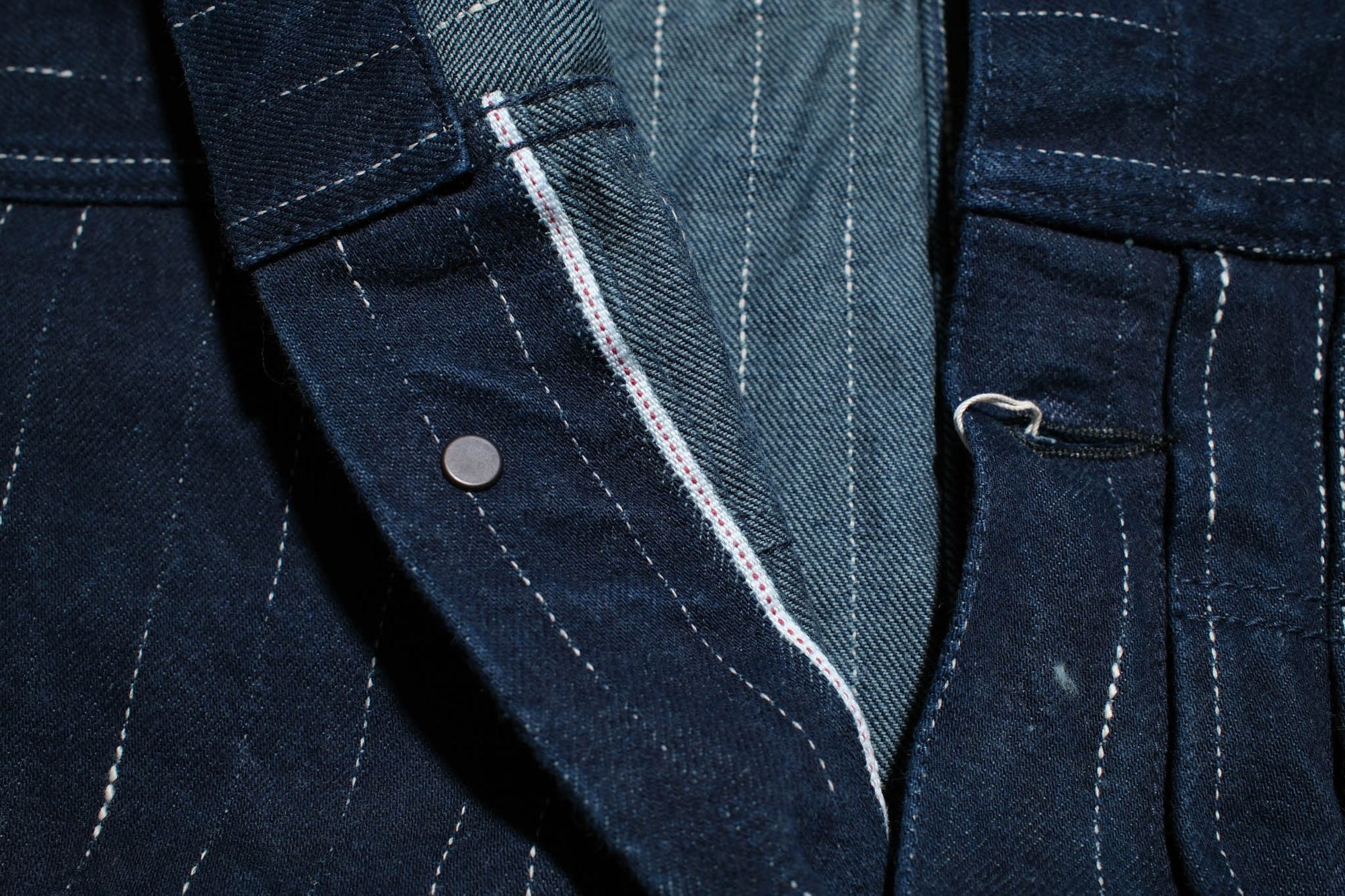 Studio D'Artisan 14oz Indigo Dyed "Rain Kasuri" Type 1 Denim Jacket