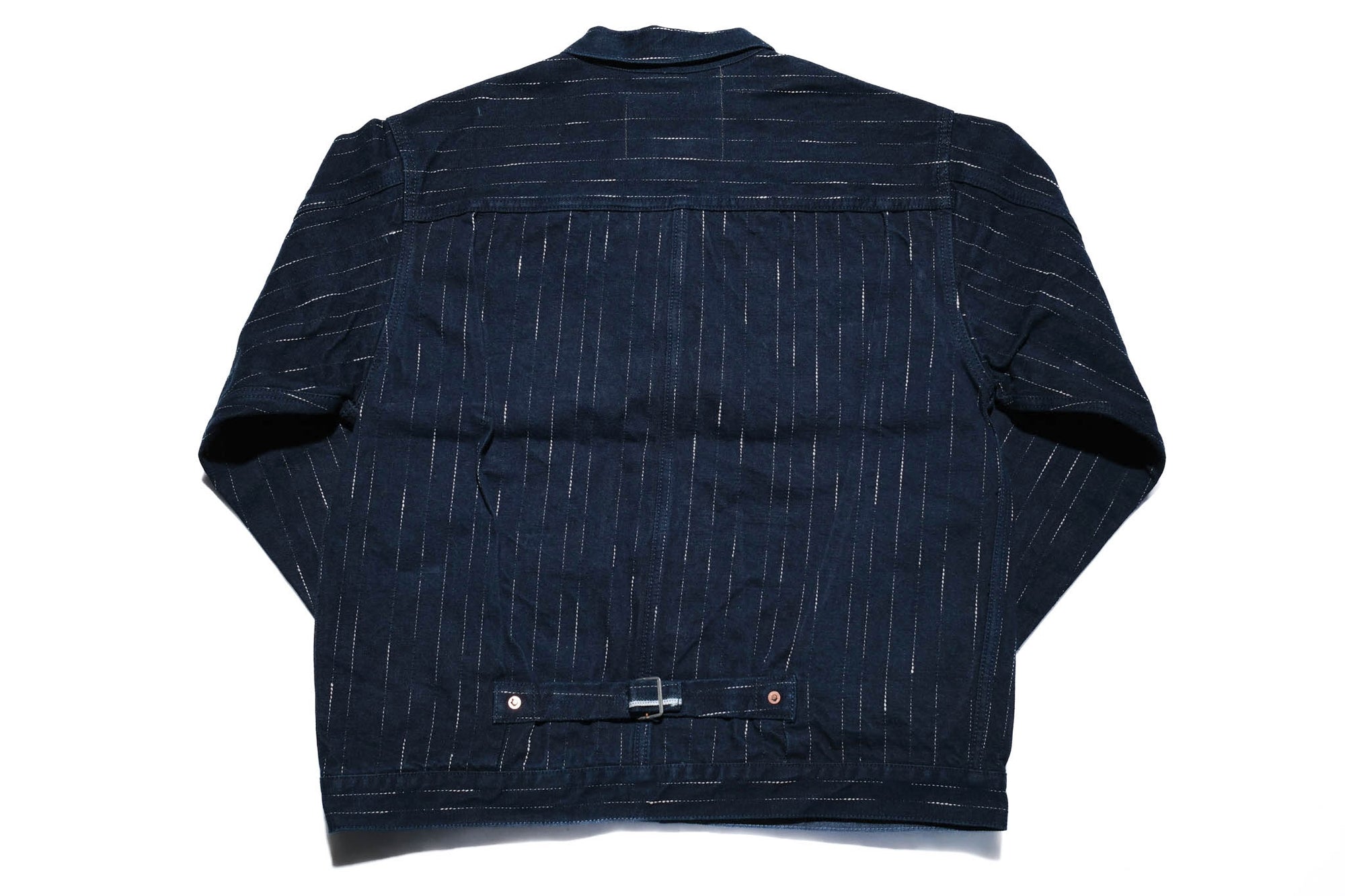 Studio D'Artisan 14oz Indigo Dyed "Rain Kasuri" Type 1 Denim Jacket