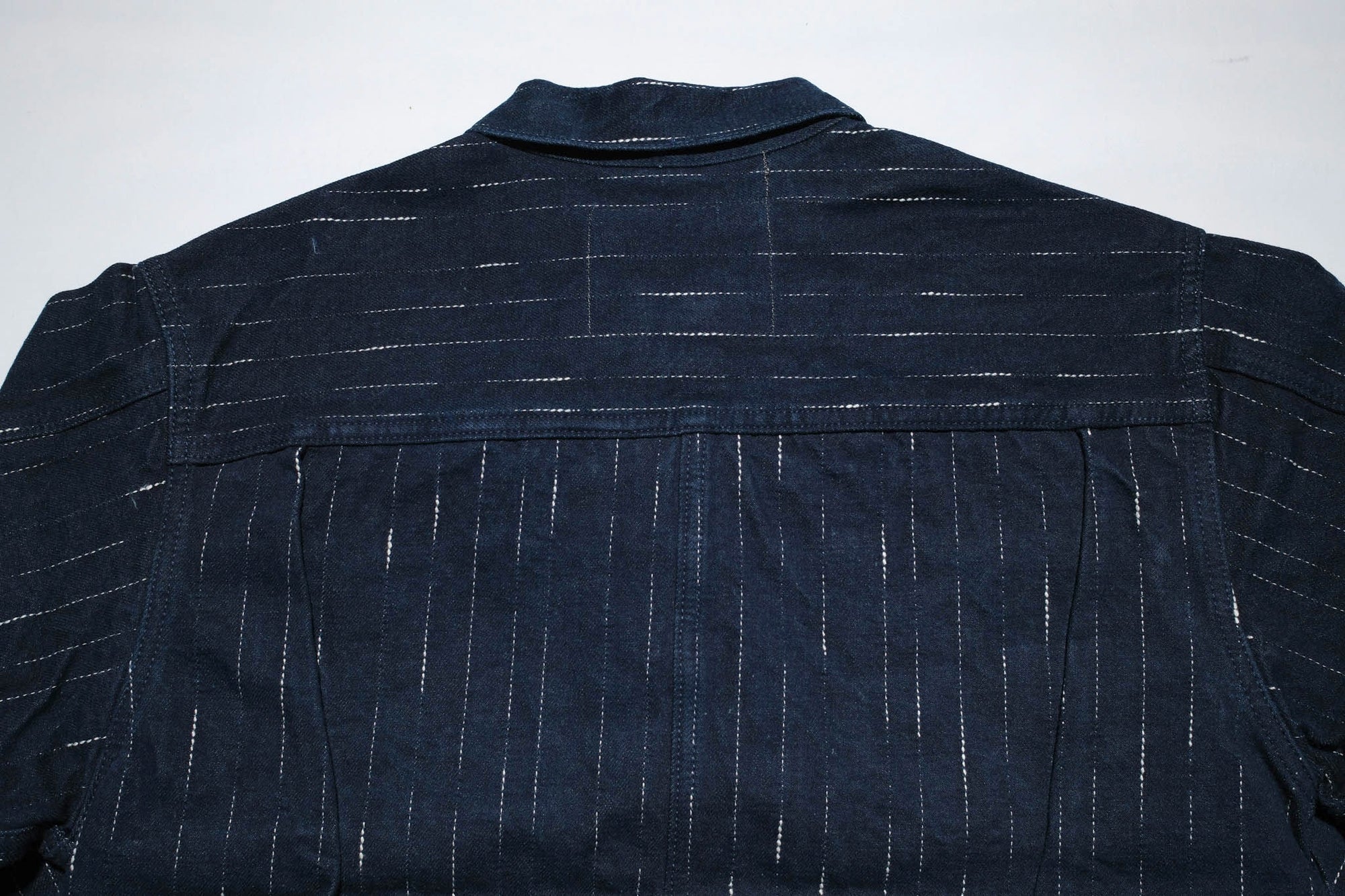 Studio D'Artisan 14oz Indigo Dyed "Rain Kasuri" Type 1 Denim Jacket