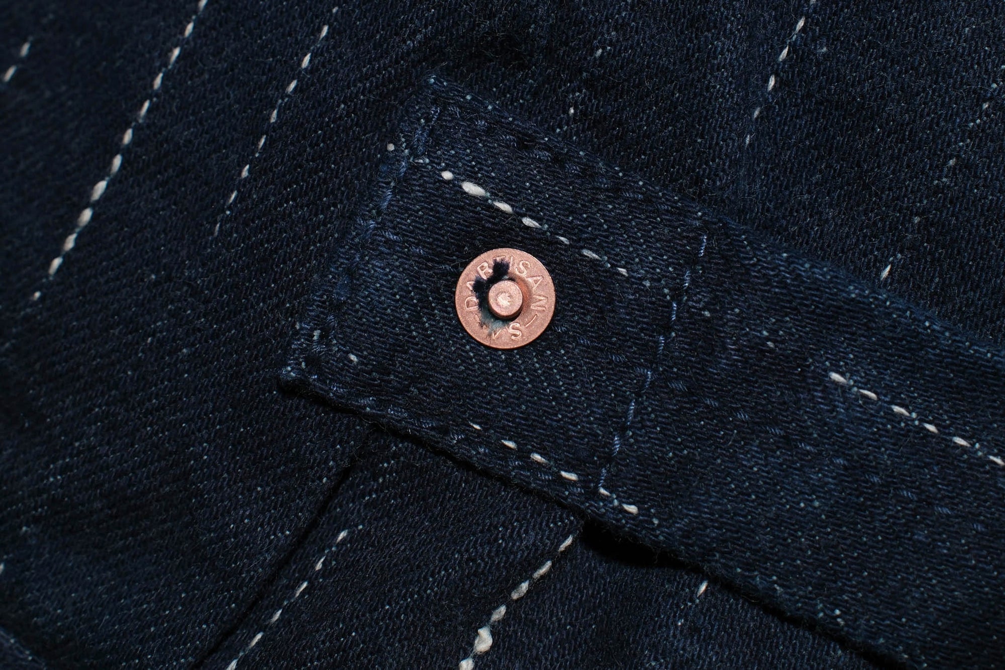 Studio D'Artisan 14oz Indigo Dyed "Rain Kasuri" Type 1 Denim Jacket