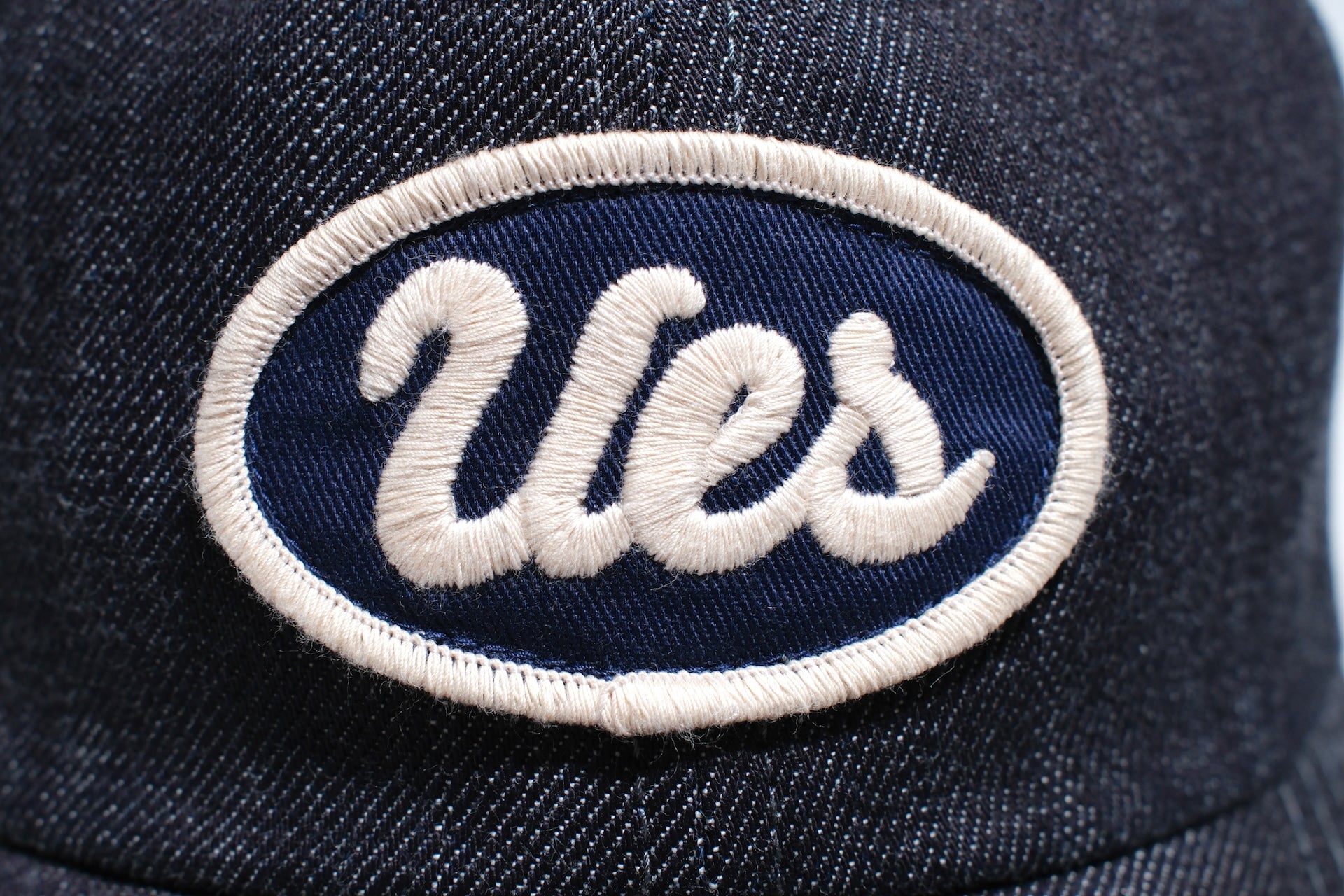 UES "LOGO" Denim Baseball Cap (Blue)