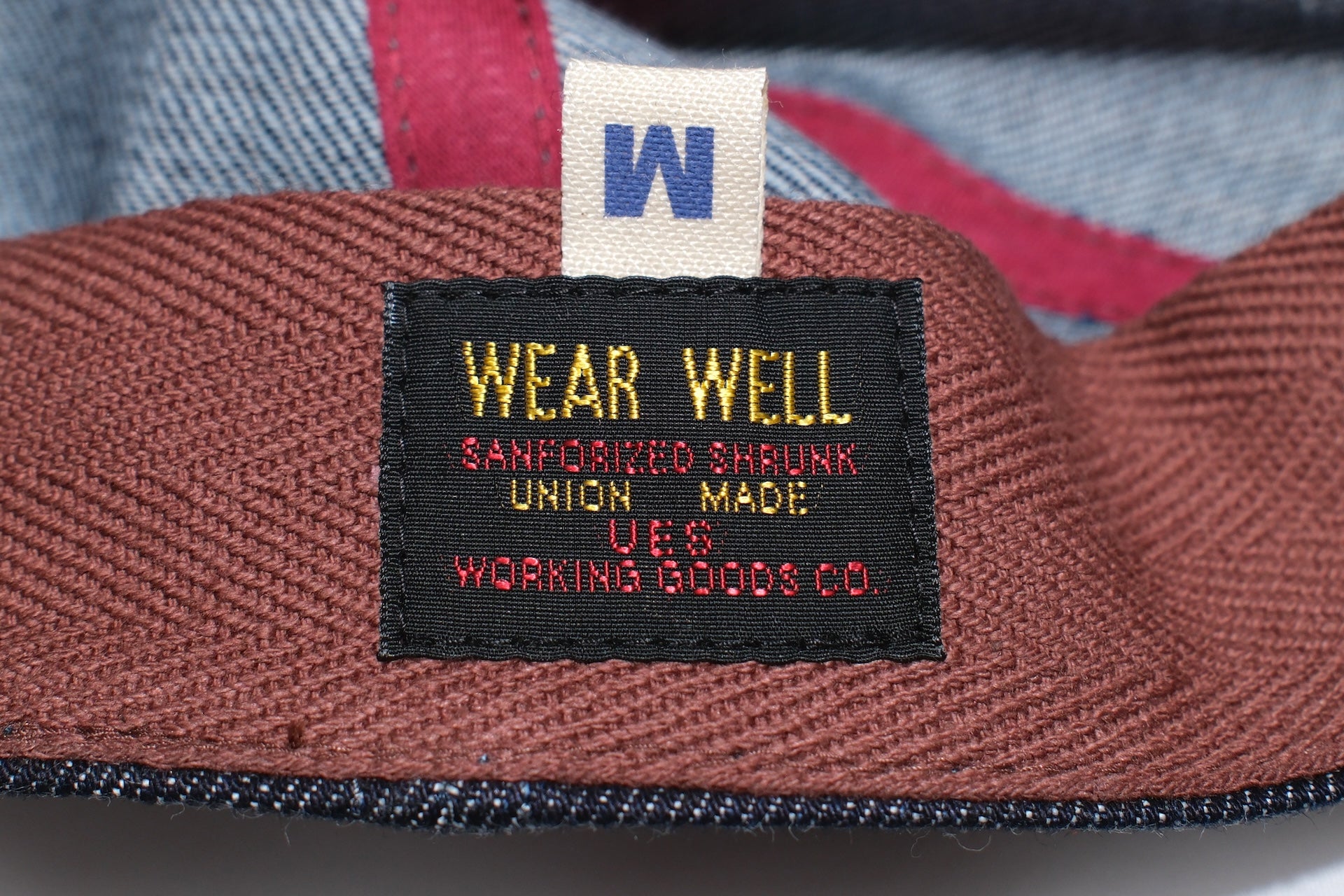 UES "LOGO" Denim Baseball Cap (Blue)