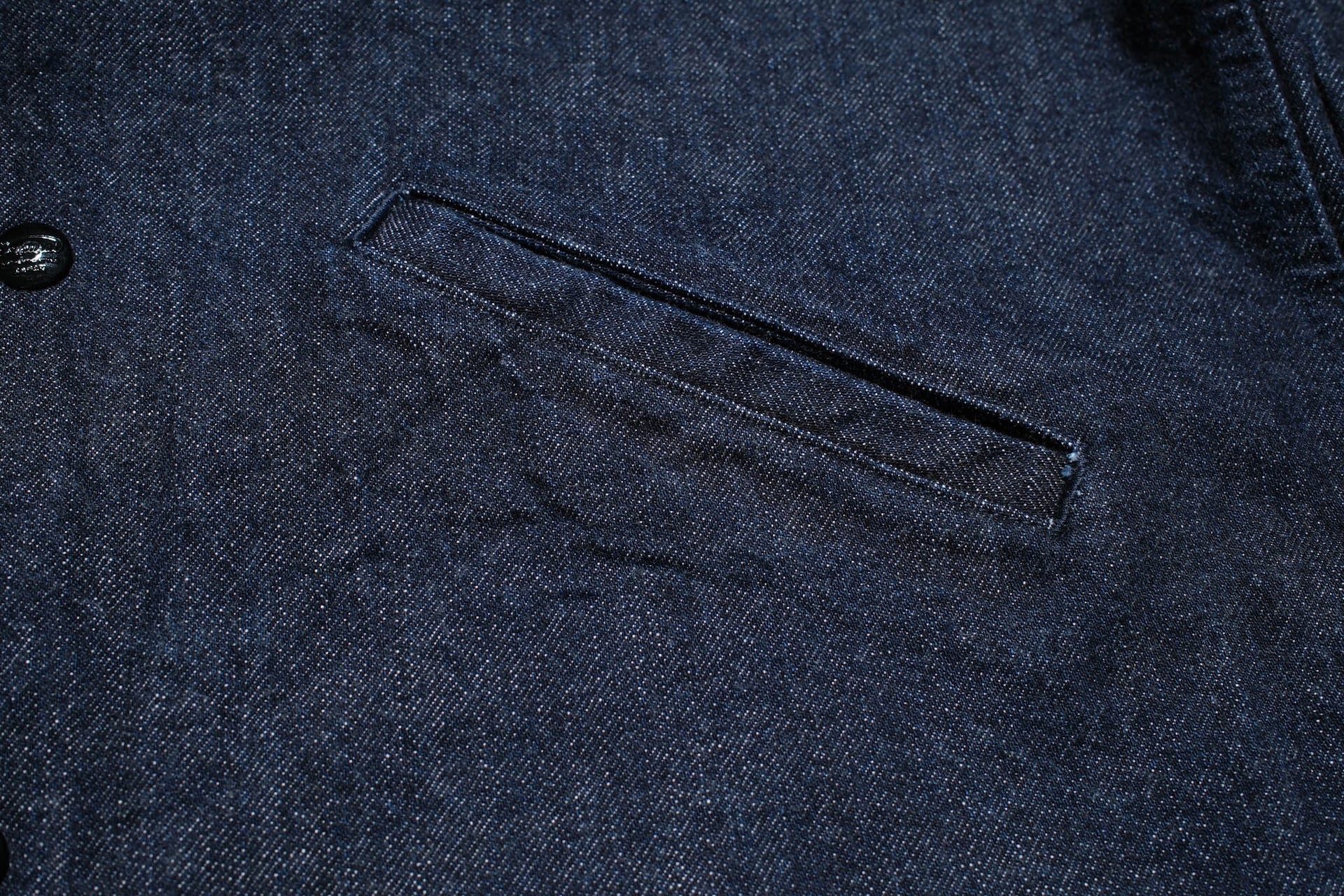 Samurai 15oz "Otokogi" Indigo Dyed Denim Coach Jacket