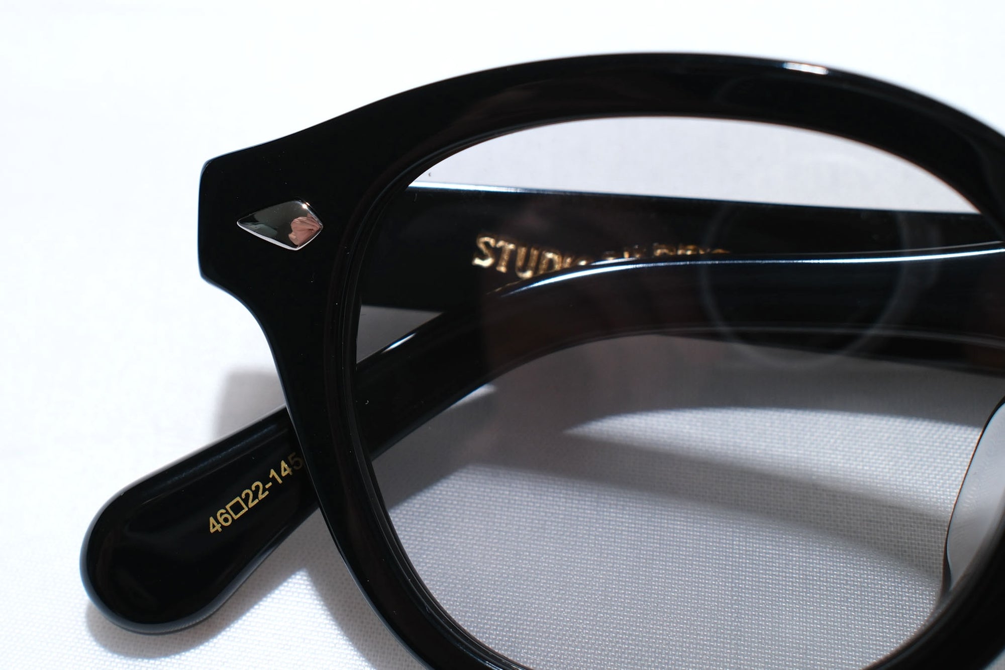 Studio D'Artisan "Artisan" Acetate Sunglasses (Black)