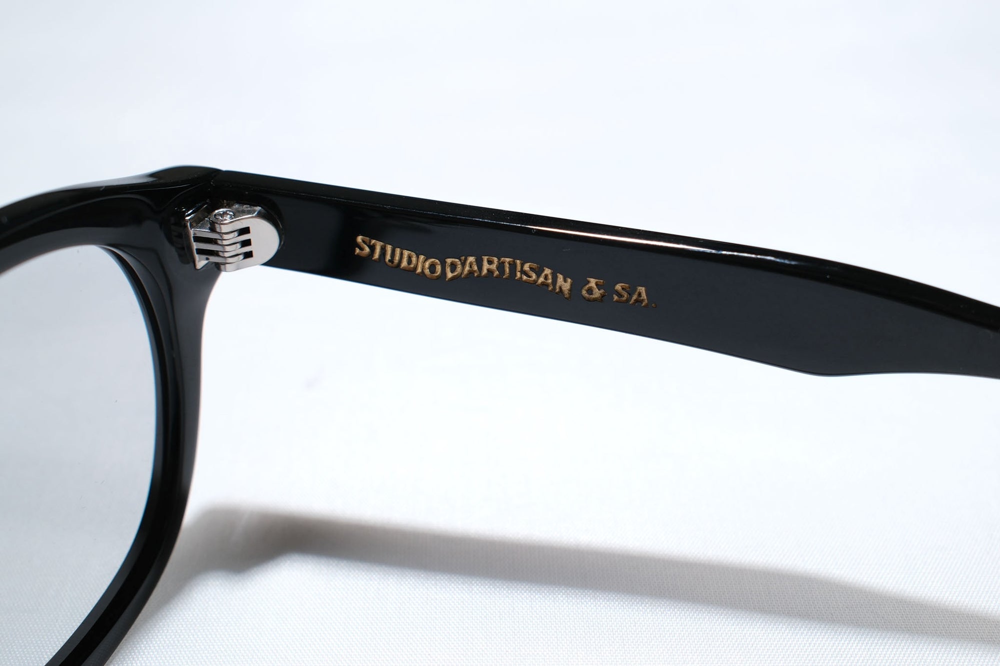 Studio D'Artisan "Artisan" Acetate Sunglasses (Black)