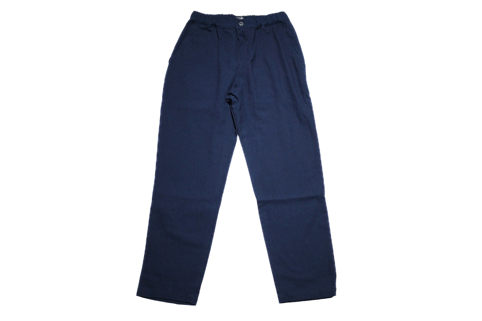 Momotaro Lightweight Dobby 'All-Seasons' Easy Pants (Indigo)