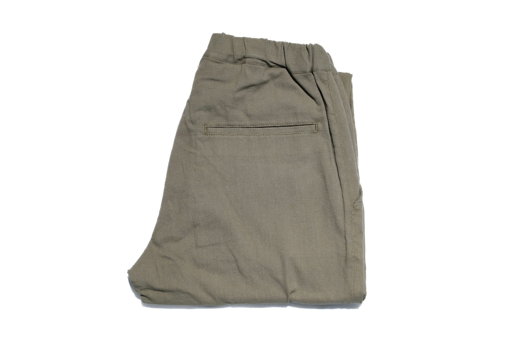 Momotaro Lightweight Dobby 'All-Seasons' Easy Pants (Olive)