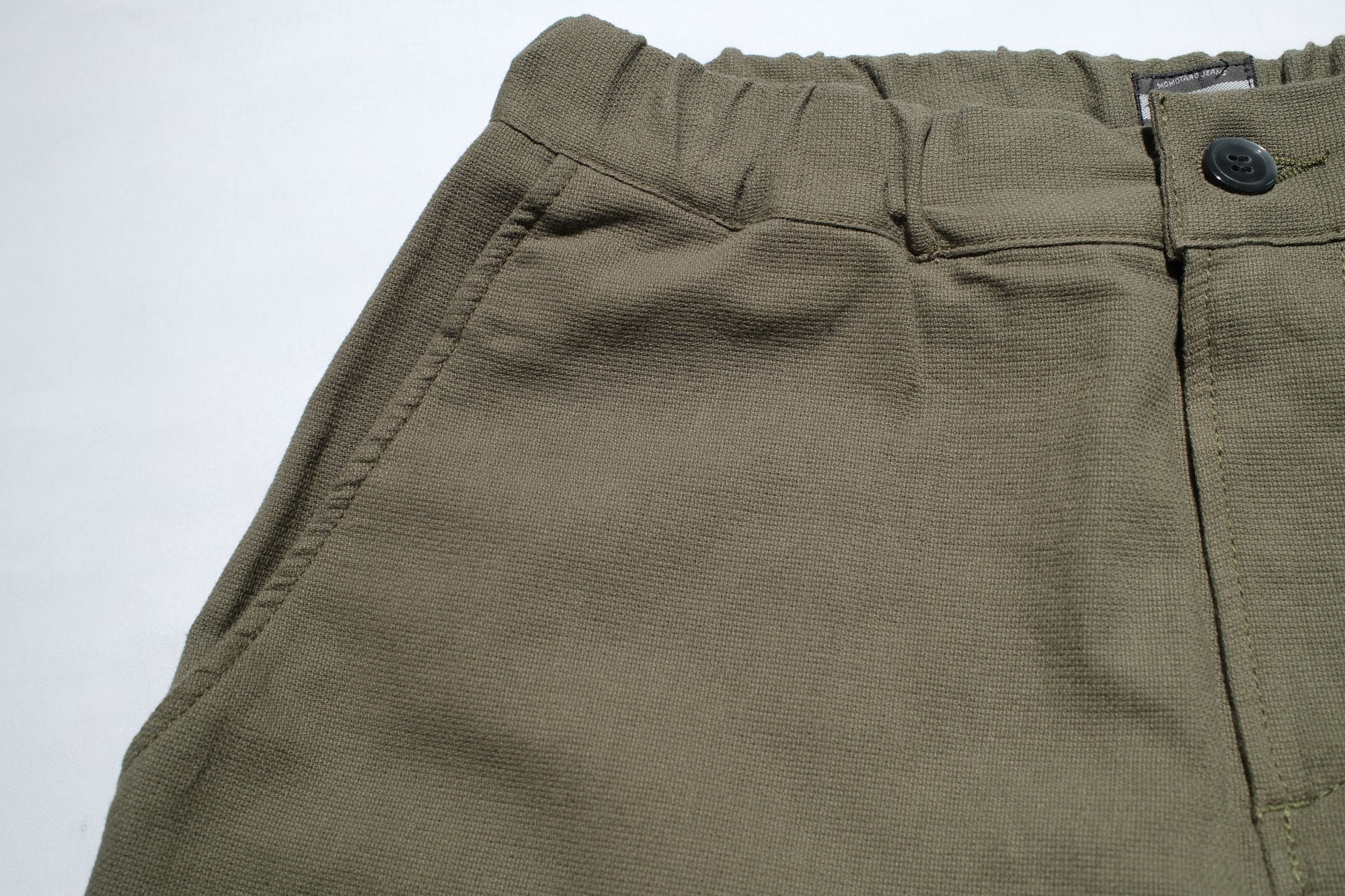 Momotaro Lightweight Dobby 'All-Seasons' Easy Pants (Olive)