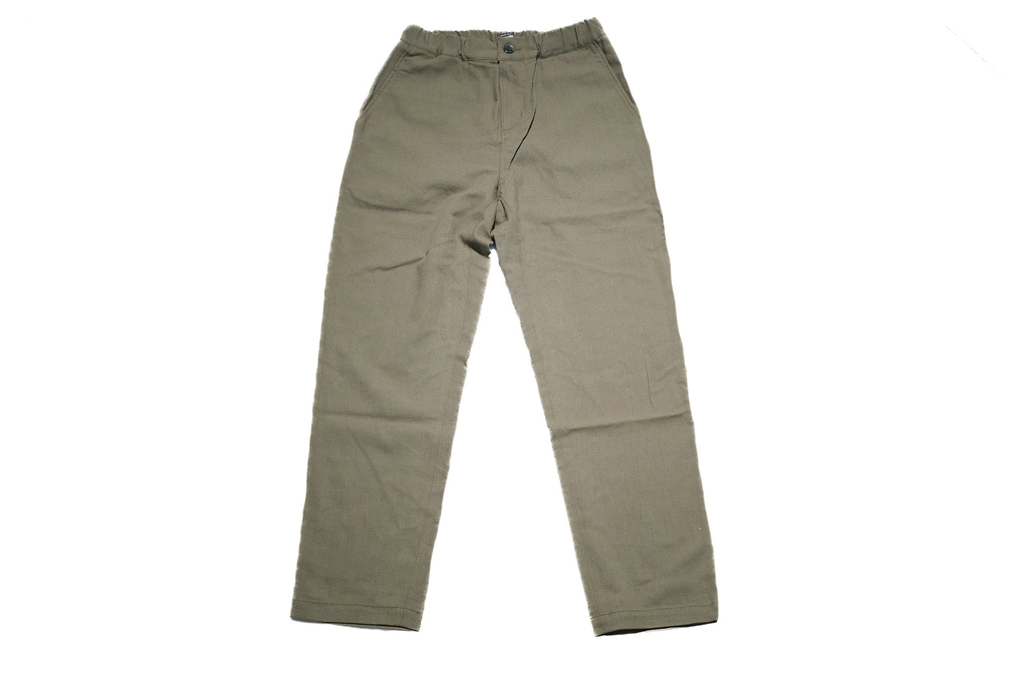 Momotaro Lightweight Dobby 'All-Seasons' Easy Pants (Olive)